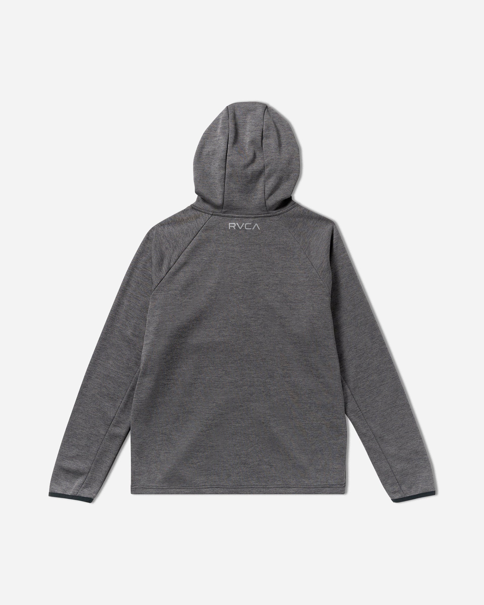 Balance Tech Fleece Zip Hoodie - RVCA Black Heather - Image 7