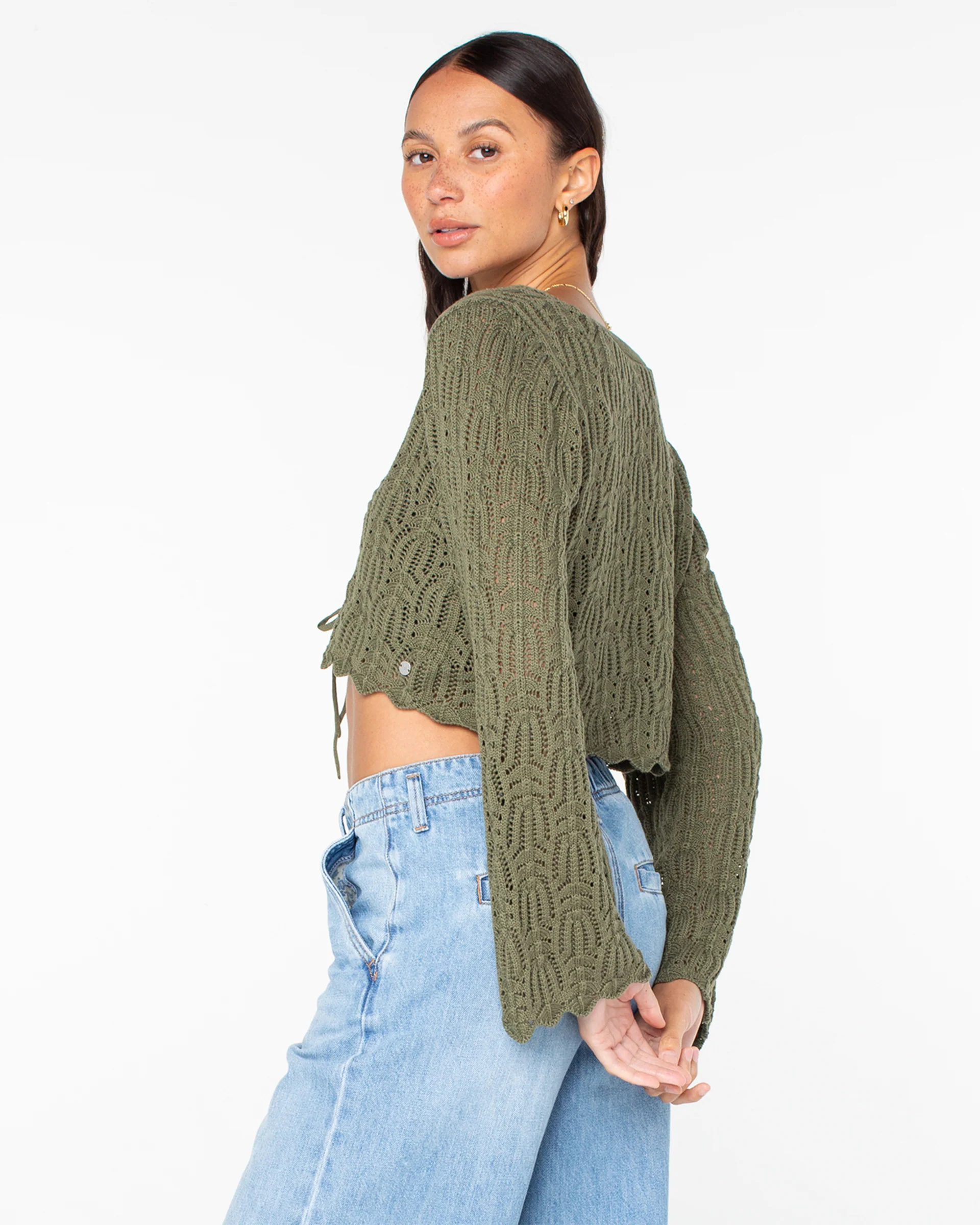 Beach Bound Sweater - Four Leaf Clover Solid - Image 6