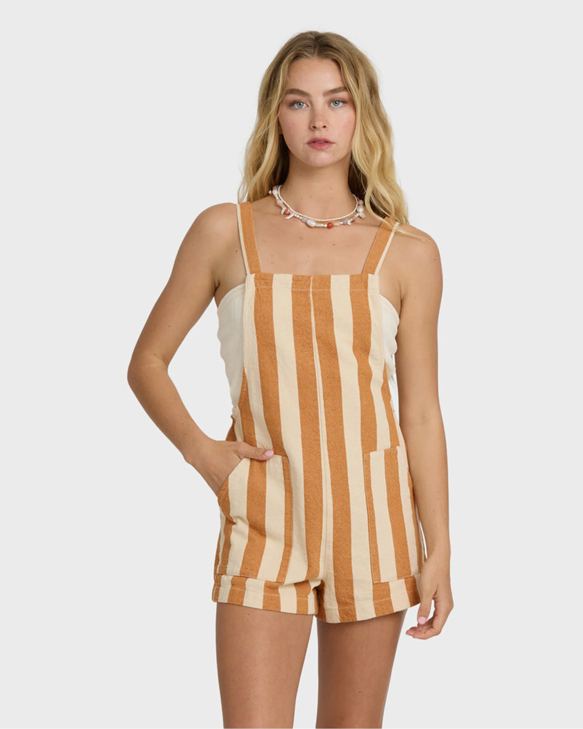 Beach Crush Yd Overalls - Caramel Cafe - Image 3