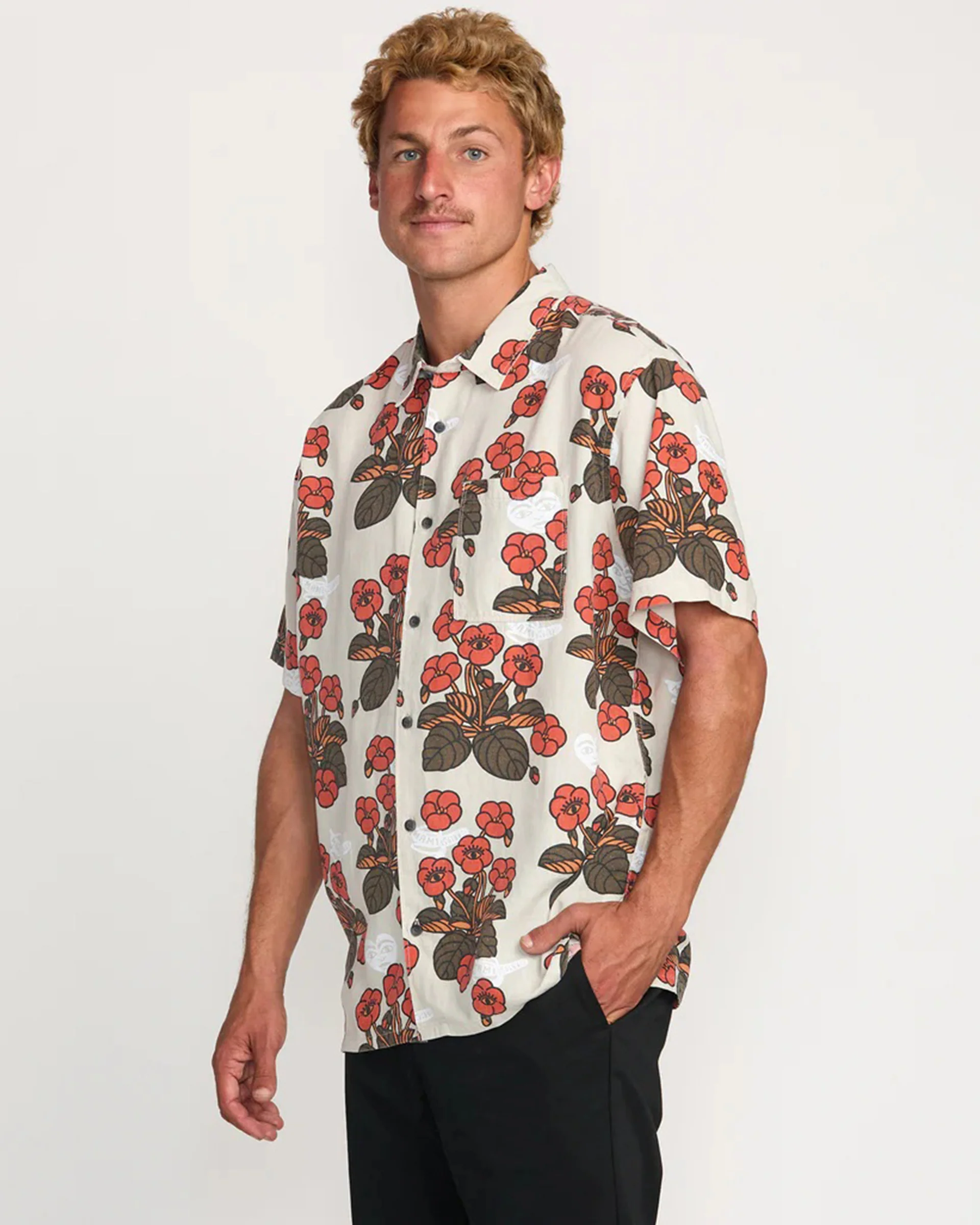 Billabong x Mami Wata Icons S/S Shirt - Stone - Image 8