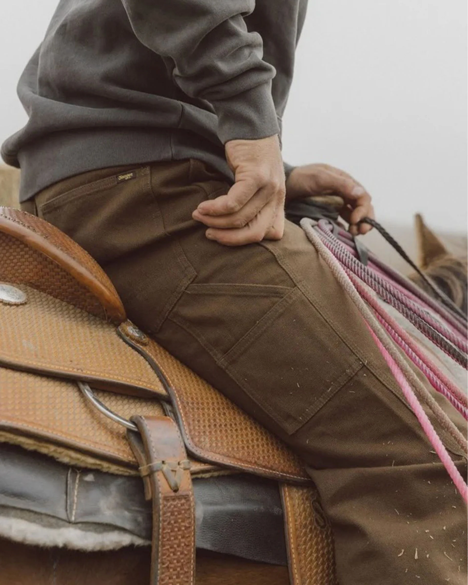 Bison Canvas Pant - Tobacco - Image 2