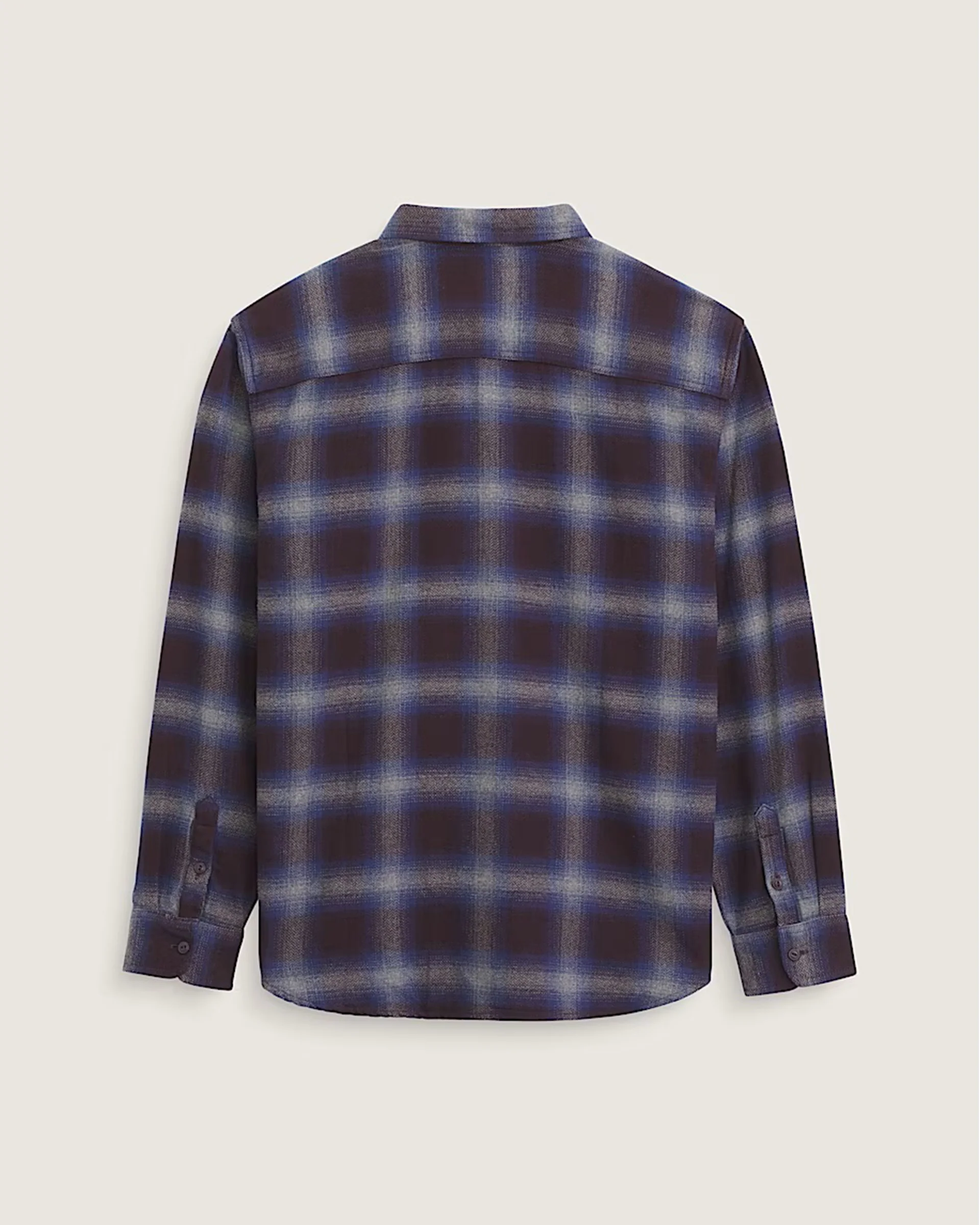 Bixby Plaid Flannel Shirt - Dark Port Red/Pewter Heather Grey - Image 5