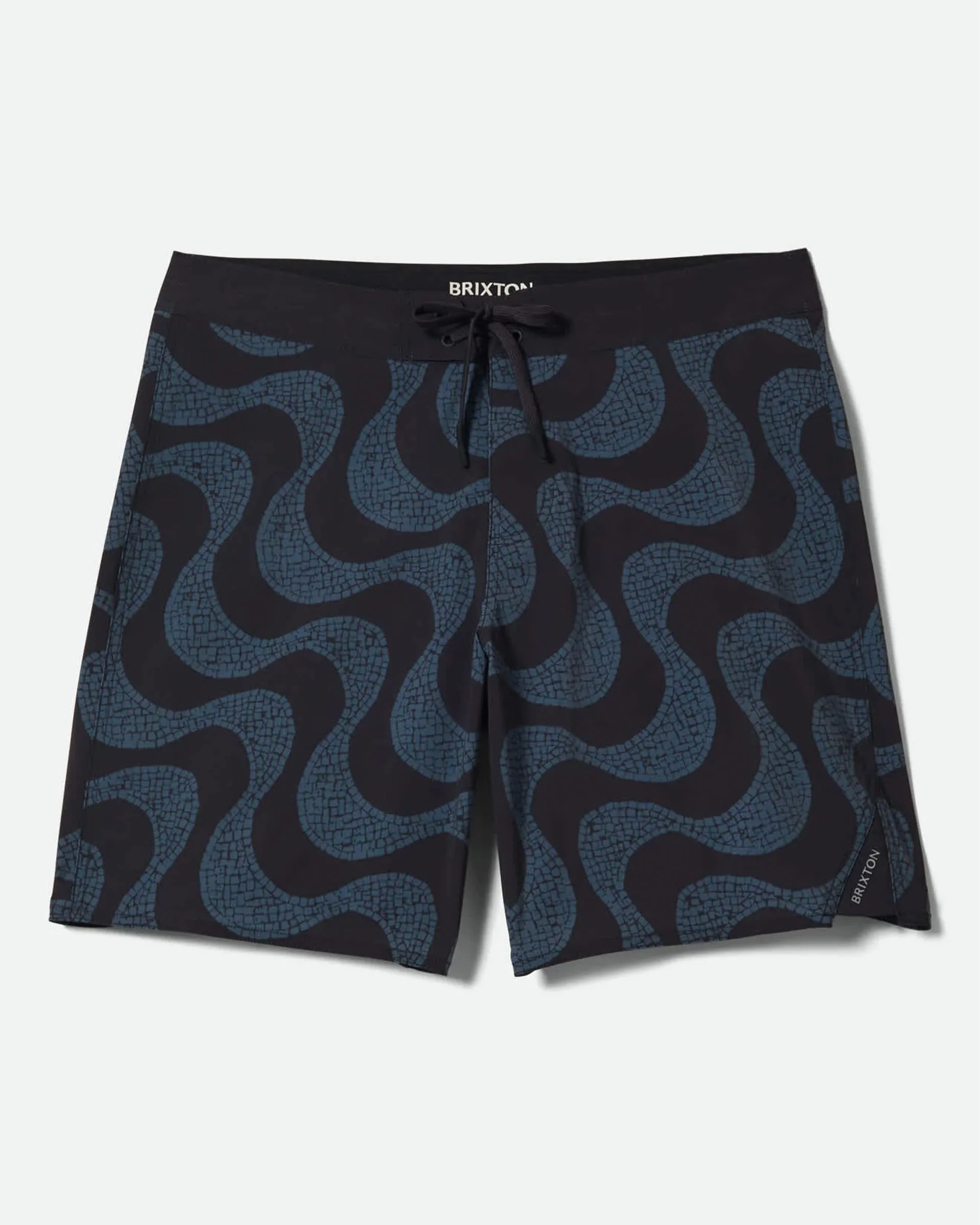 Blitz 19" Boardshort - Black/Future Grey Warped Tile