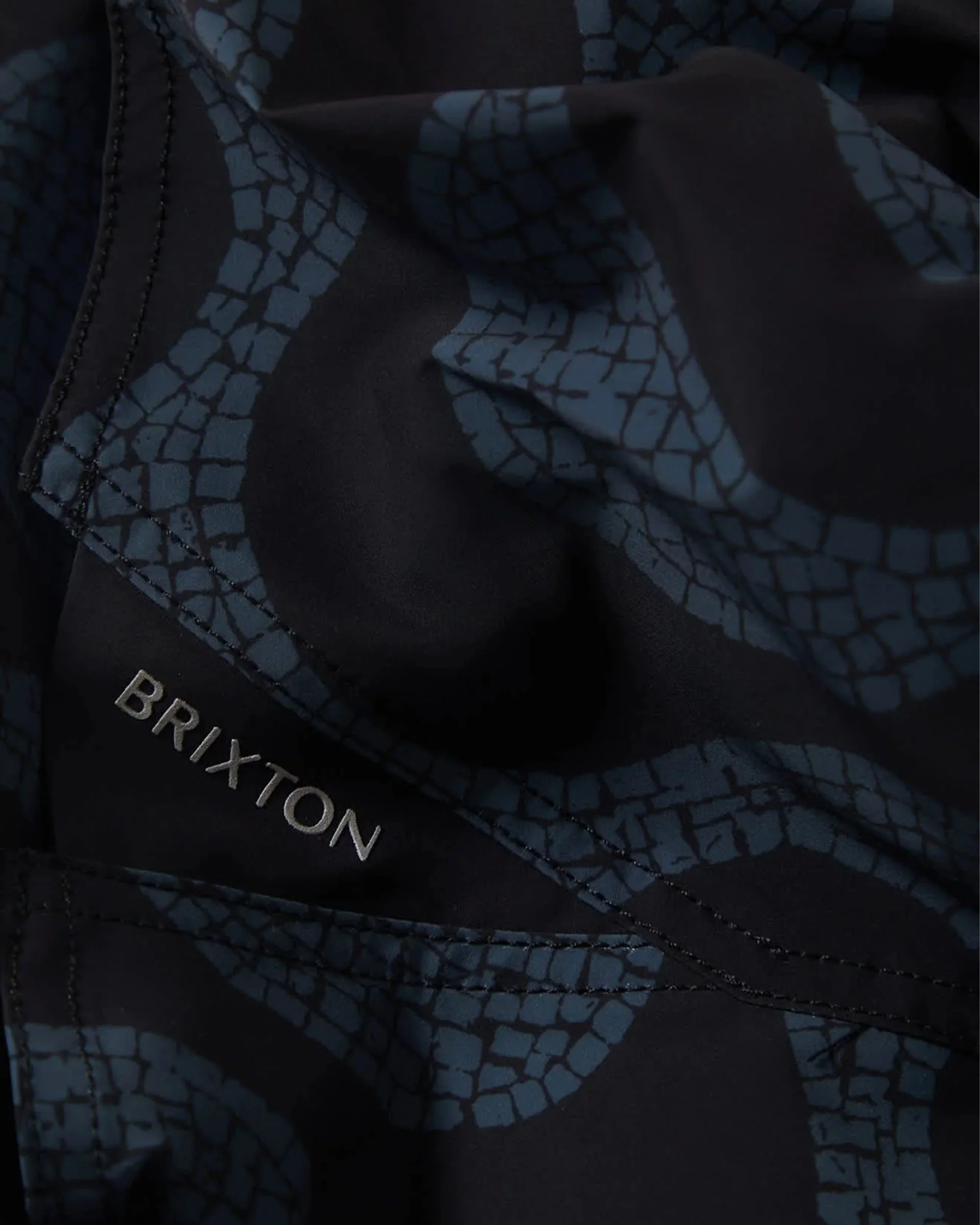 Blitz 19" Boardshort - Black/Future Grey Warped Tile - Image 6