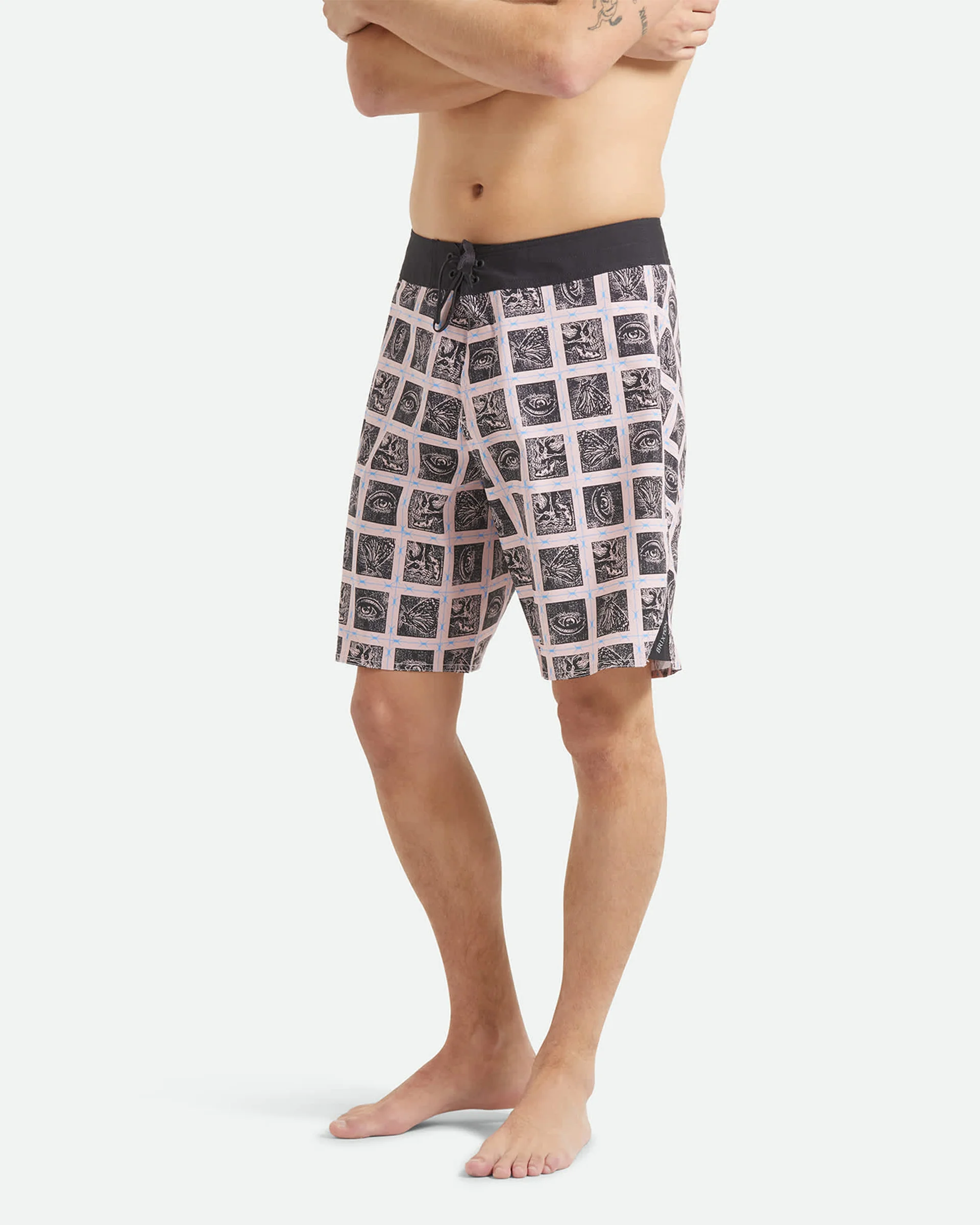 Blitz 19" Boardshort - Silver Pink/Black - Image 6