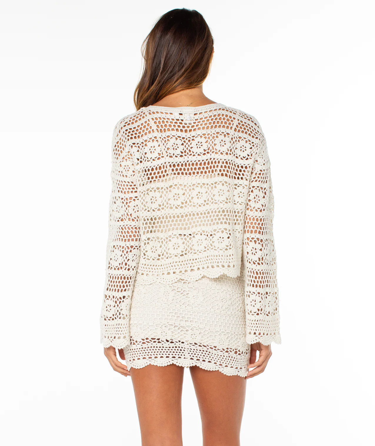 Blue Water Sweater - Cloud Dancer Solid - Image 2