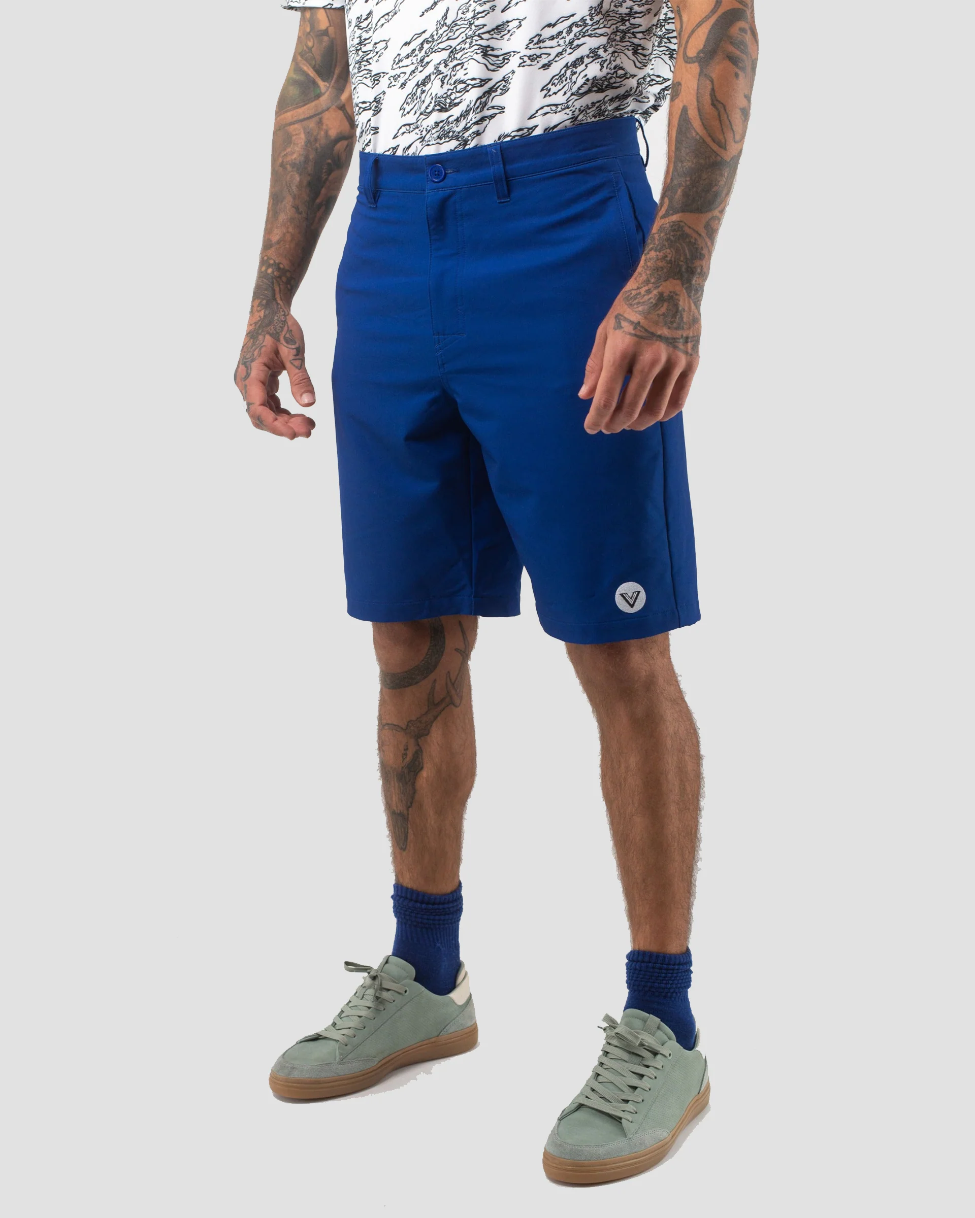 Blues Hybrid Short - Navy - Image 3