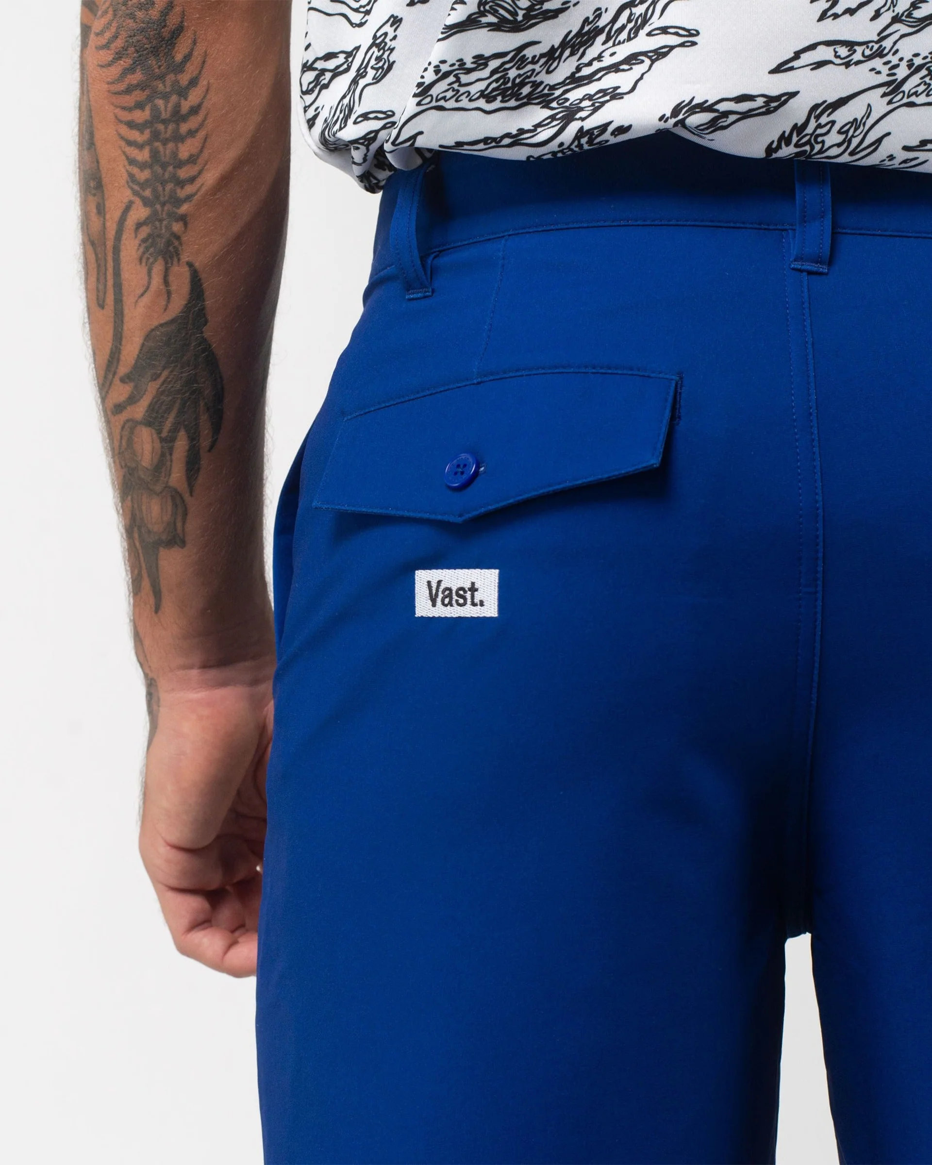 Blues Hybrid Short - Navy - Image 4
