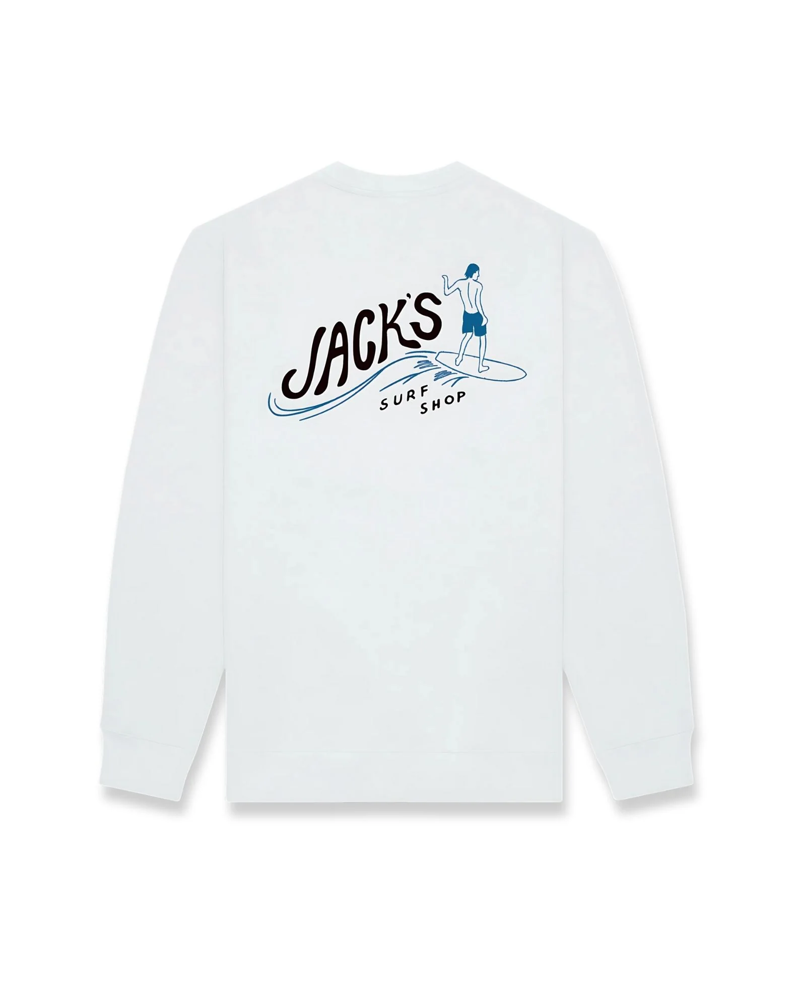 Bobber Summer Series Crewneck Sweatshirt 26' - White