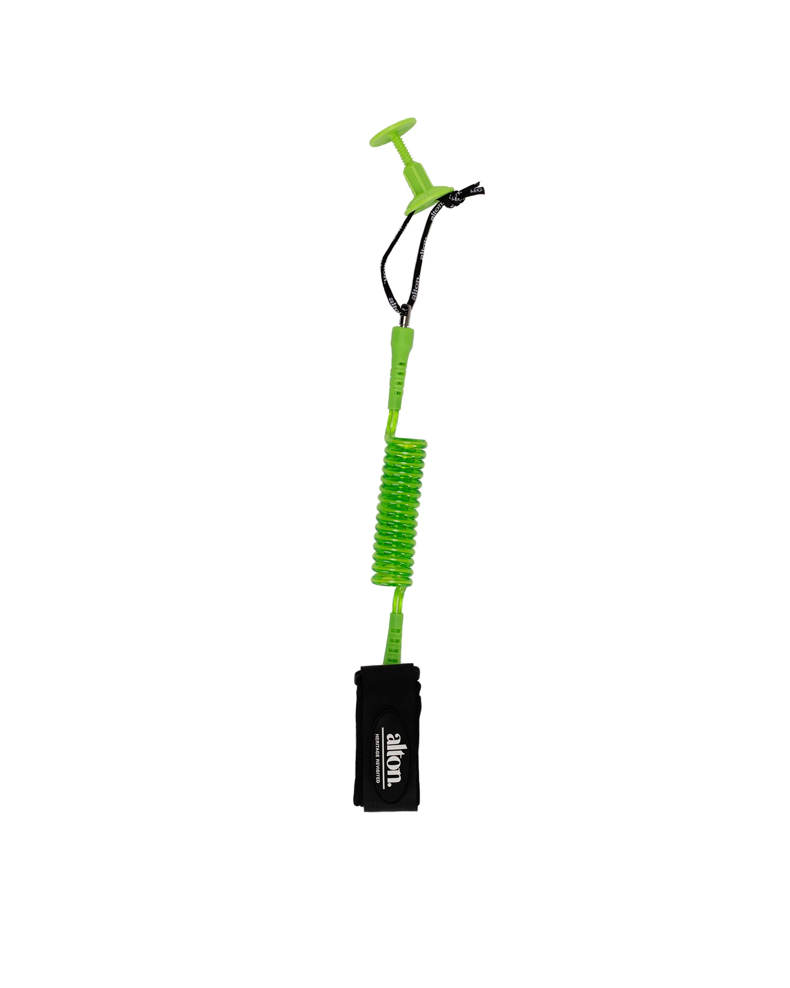 Bodyboard Coil Wrist Standard Leash 4'0 - Green/White