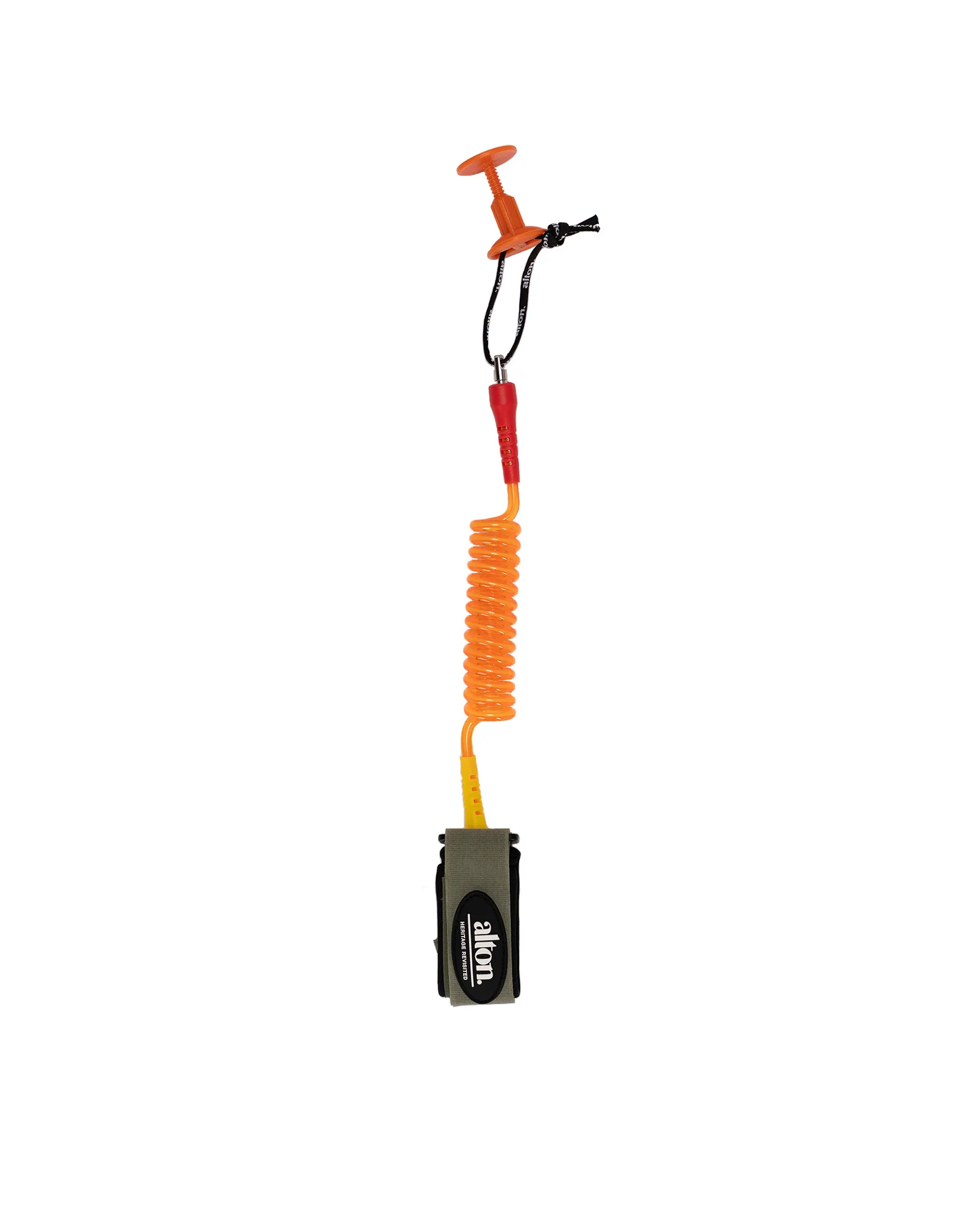 Bodyboard Coil Wrist Standard Leash 4'0 - Orange/White