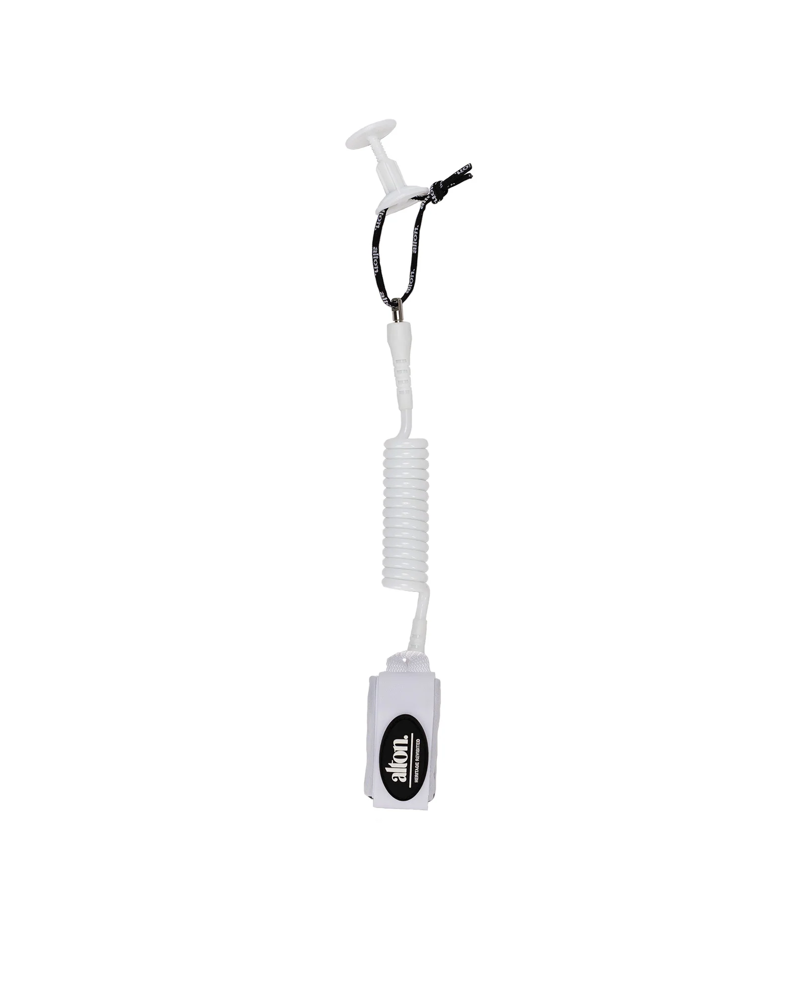 Bodyboard Coil Wrist Standard Leash 4'0 - White