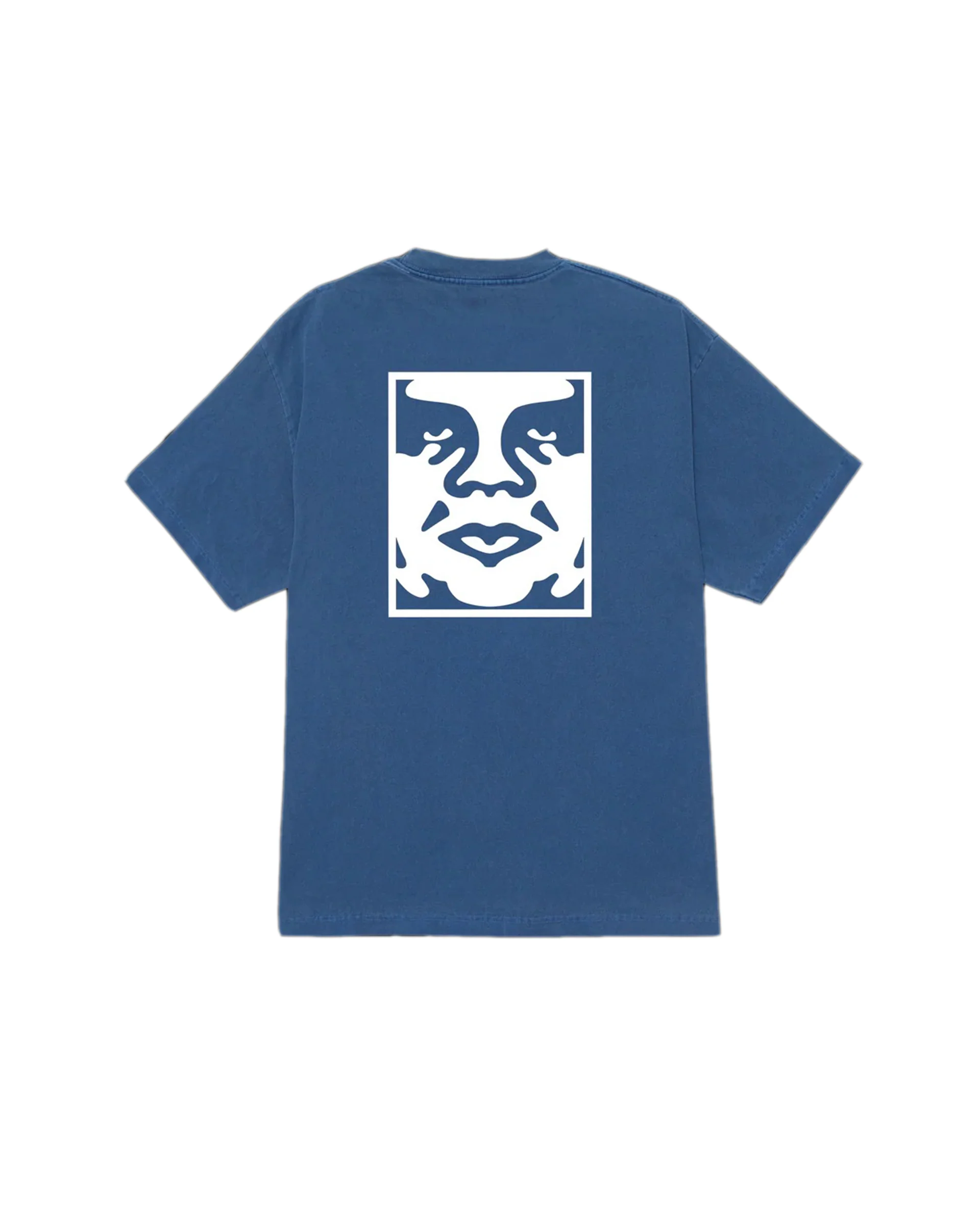 Bold Icon Face Pigment S/S T-Shirt - Dark Denim
