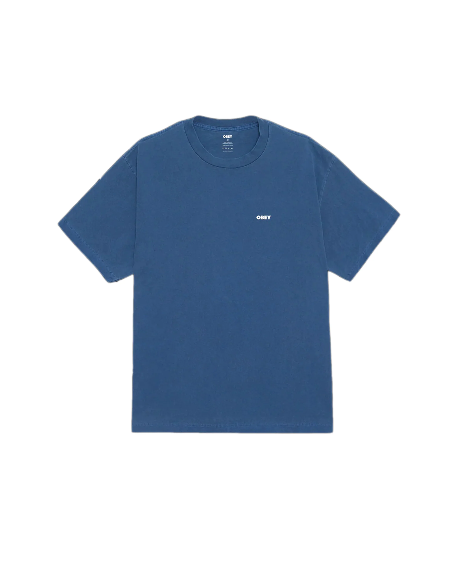 Bold Icon Face Pigment S/S T-Shirt - Dark Denim - Image 2
