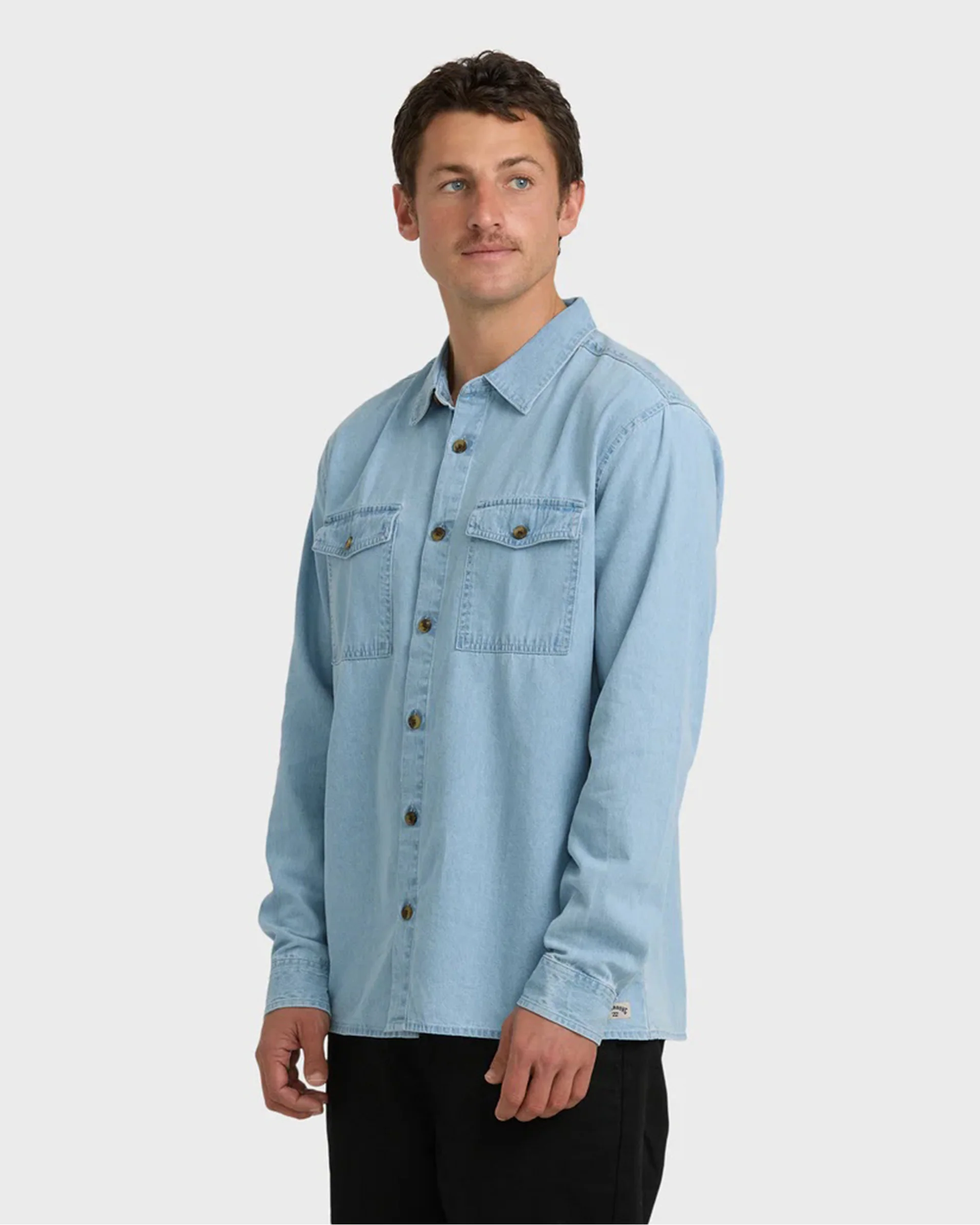 Bong Days L/S Shirt - Cloud Blue - Image 3