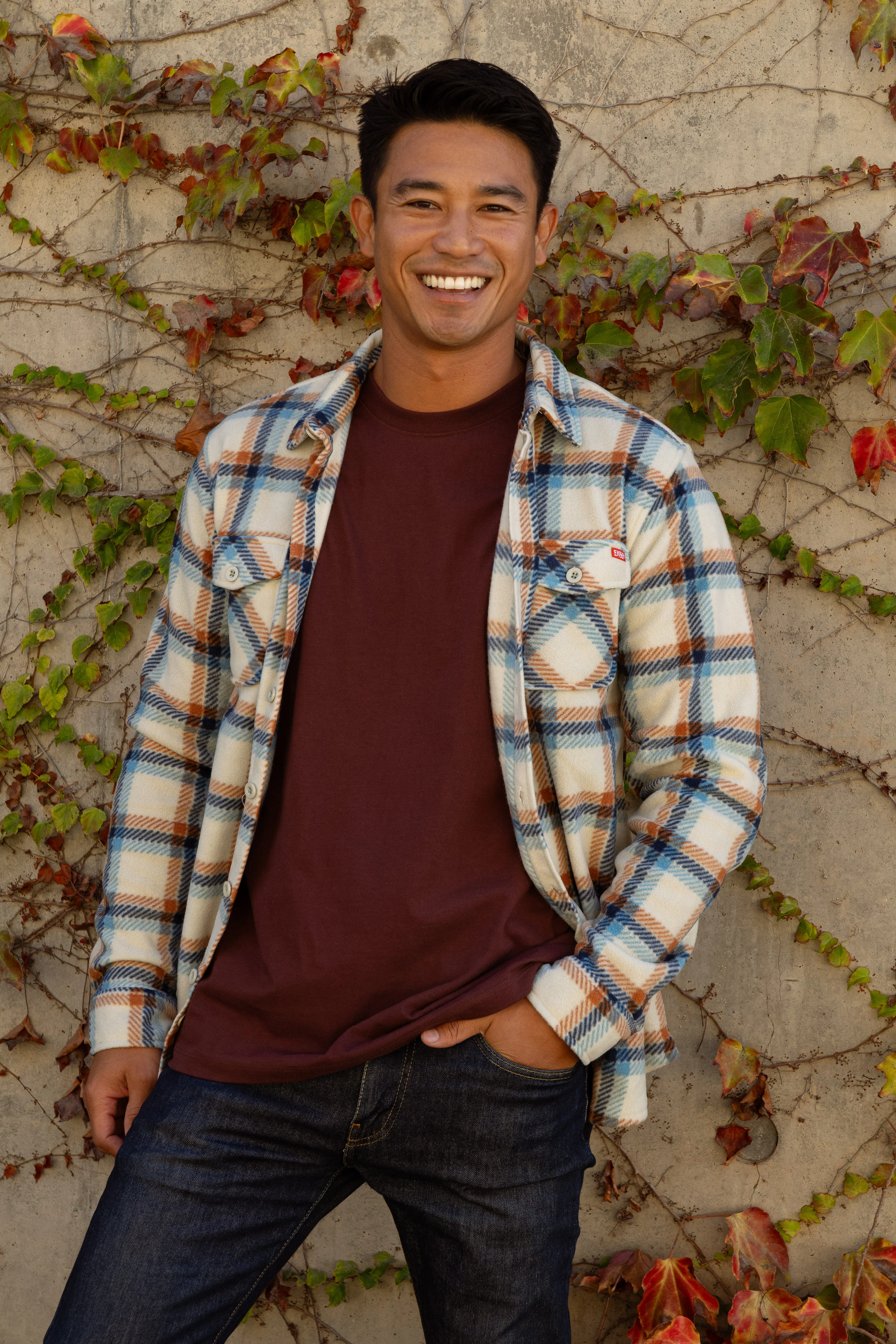 Bonvista Polar Fleece Flannel - Stone - Image 3