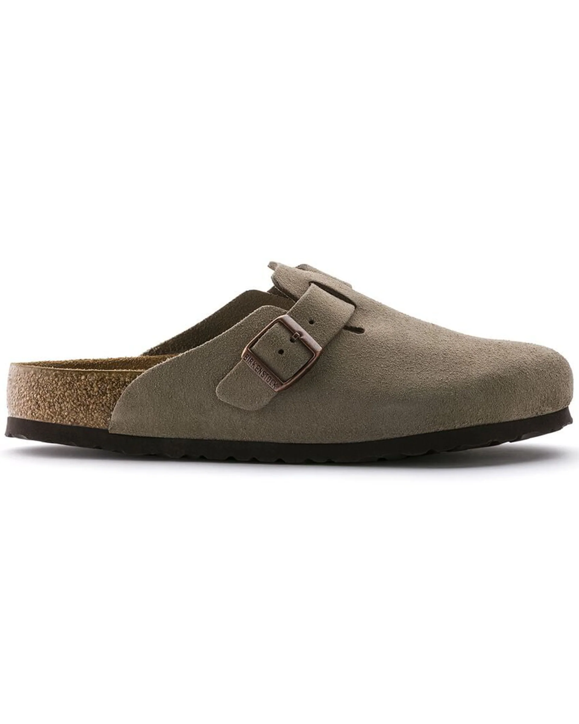 Boston Soft Footbed Suede Leather (Narrow) - Taupe - Image 7