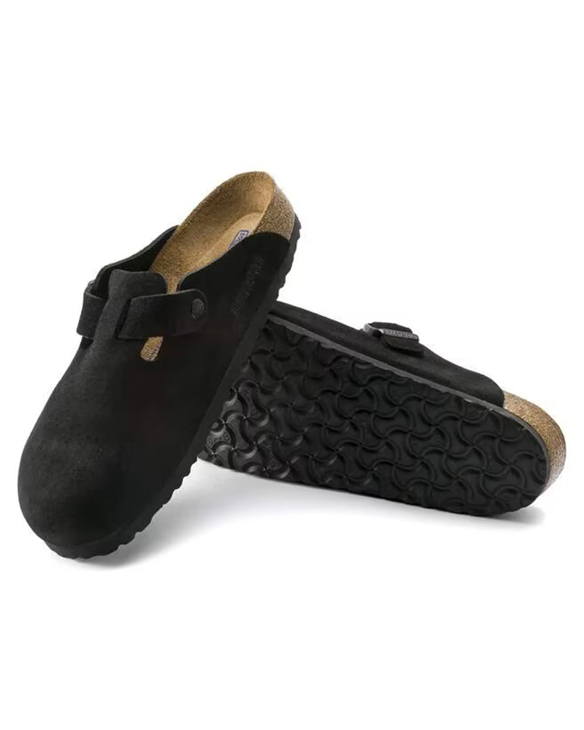 Boston Soft Footbed Suede Leather (Narrow) - Black - Image 4
