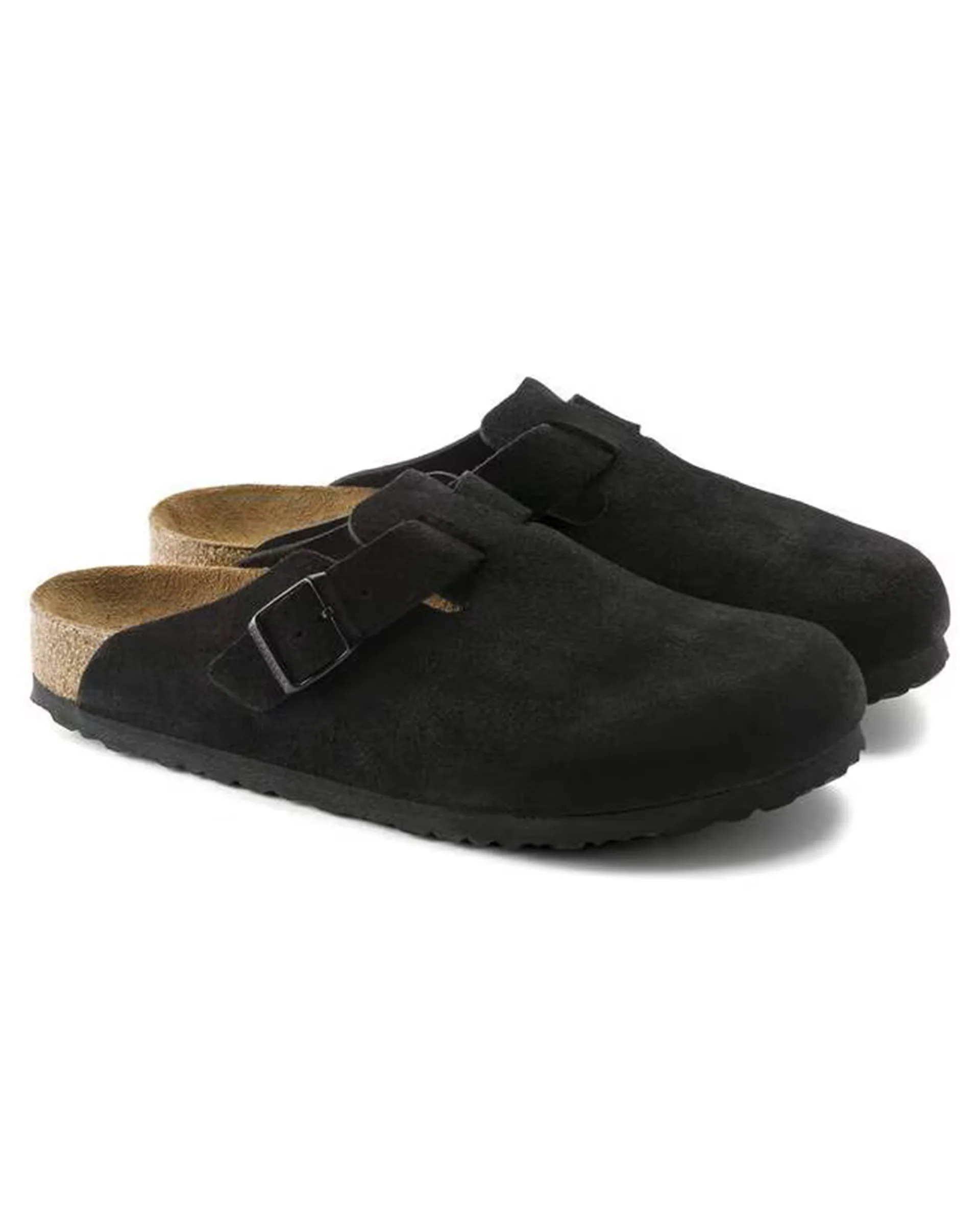 Boston Soft Footbed Suede Leather (Narrow) - Black - Image 9