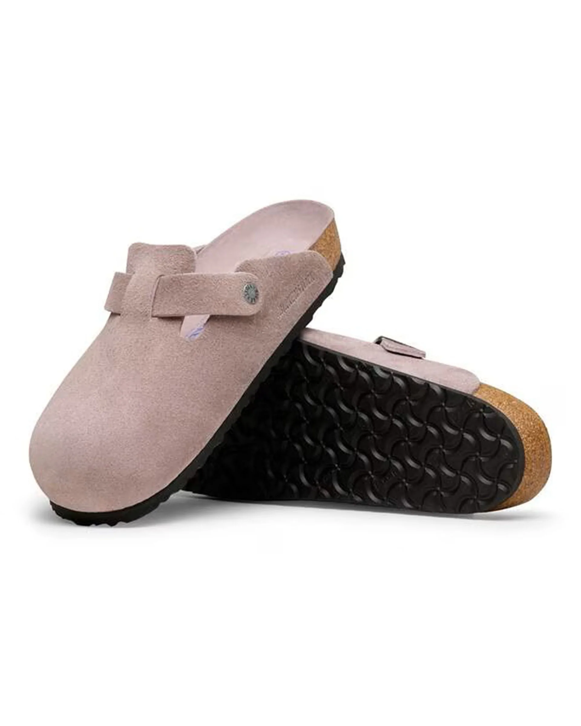 Boston Soft Footbed Suede Leather (Narrow) - Faded Purple - Image 7