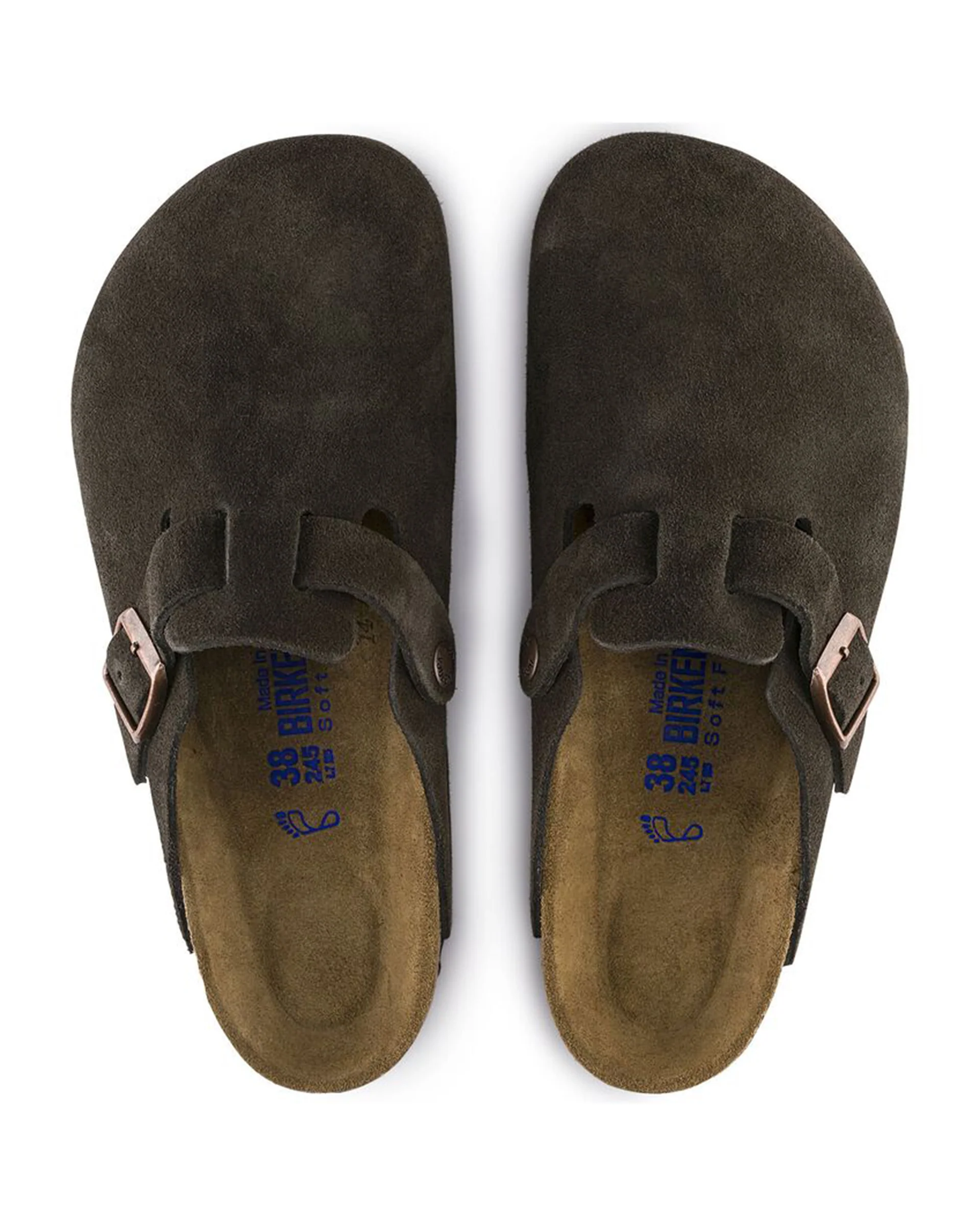 Boston Soft Footbed Suede Leather (Narrow) - Mocha - Image 3