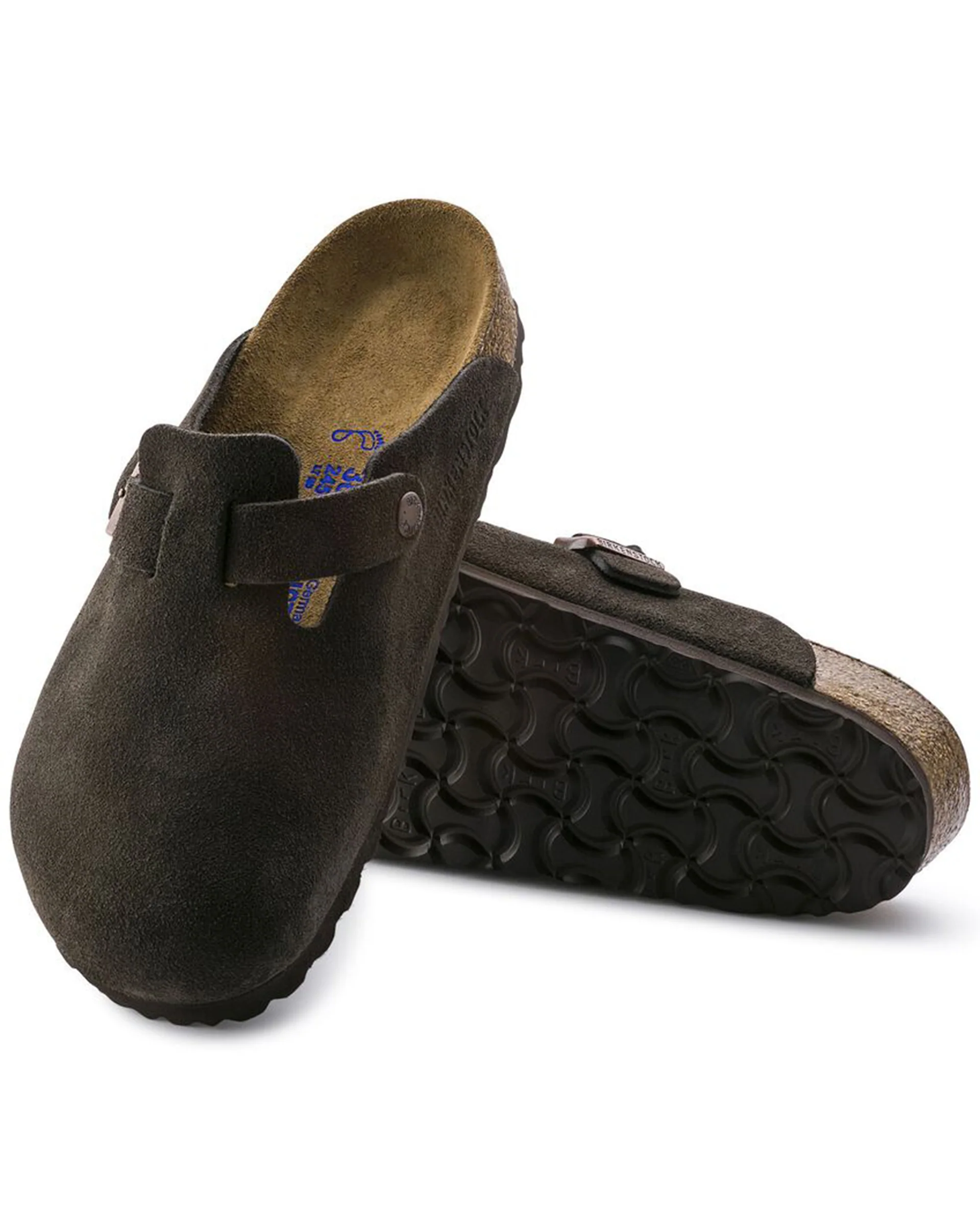 Boston Soft Footbed Suede Leather (Wide) - Mocha - Image 2