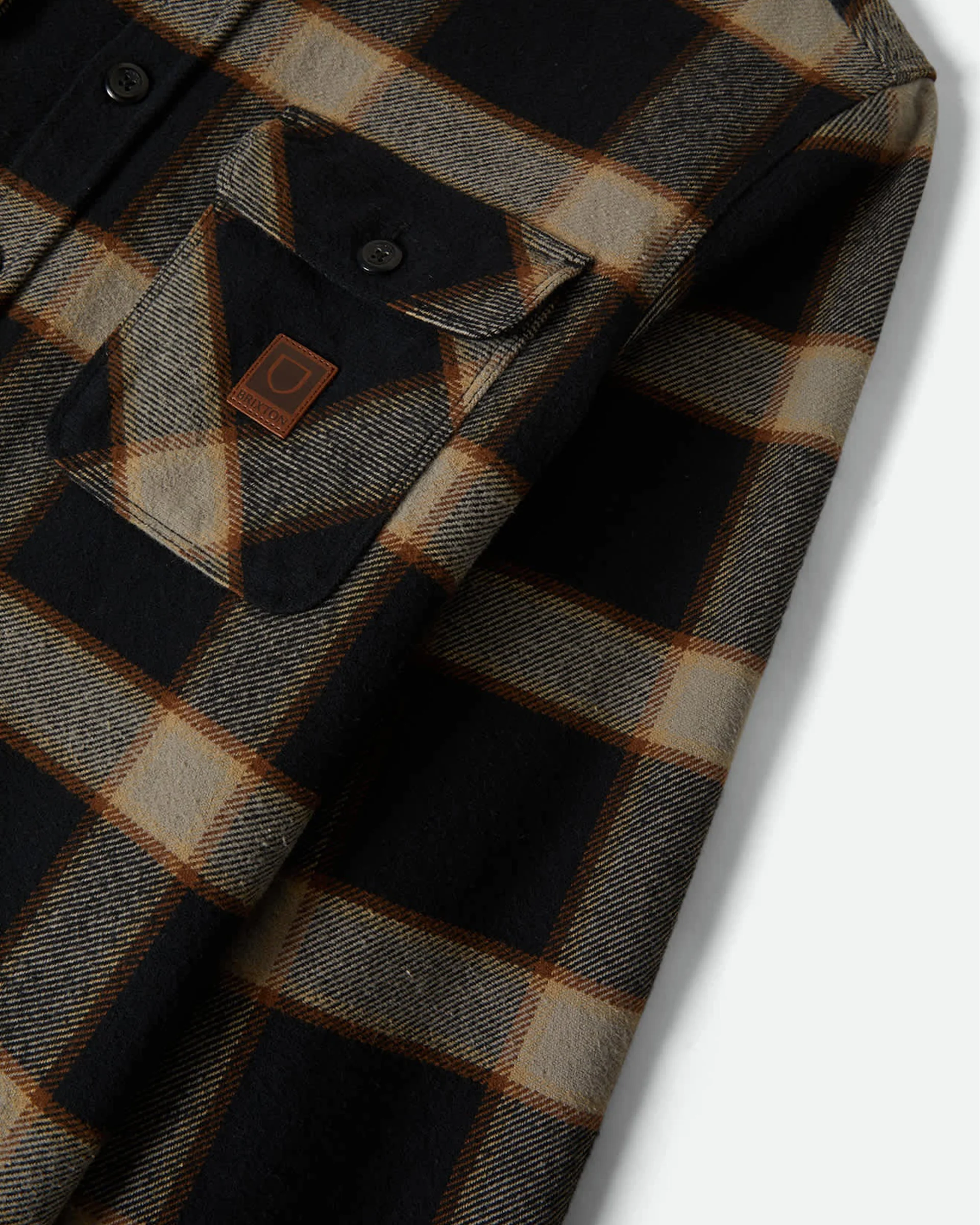 Bowery Heavyweight Flannel - Black/Cream - Image 8