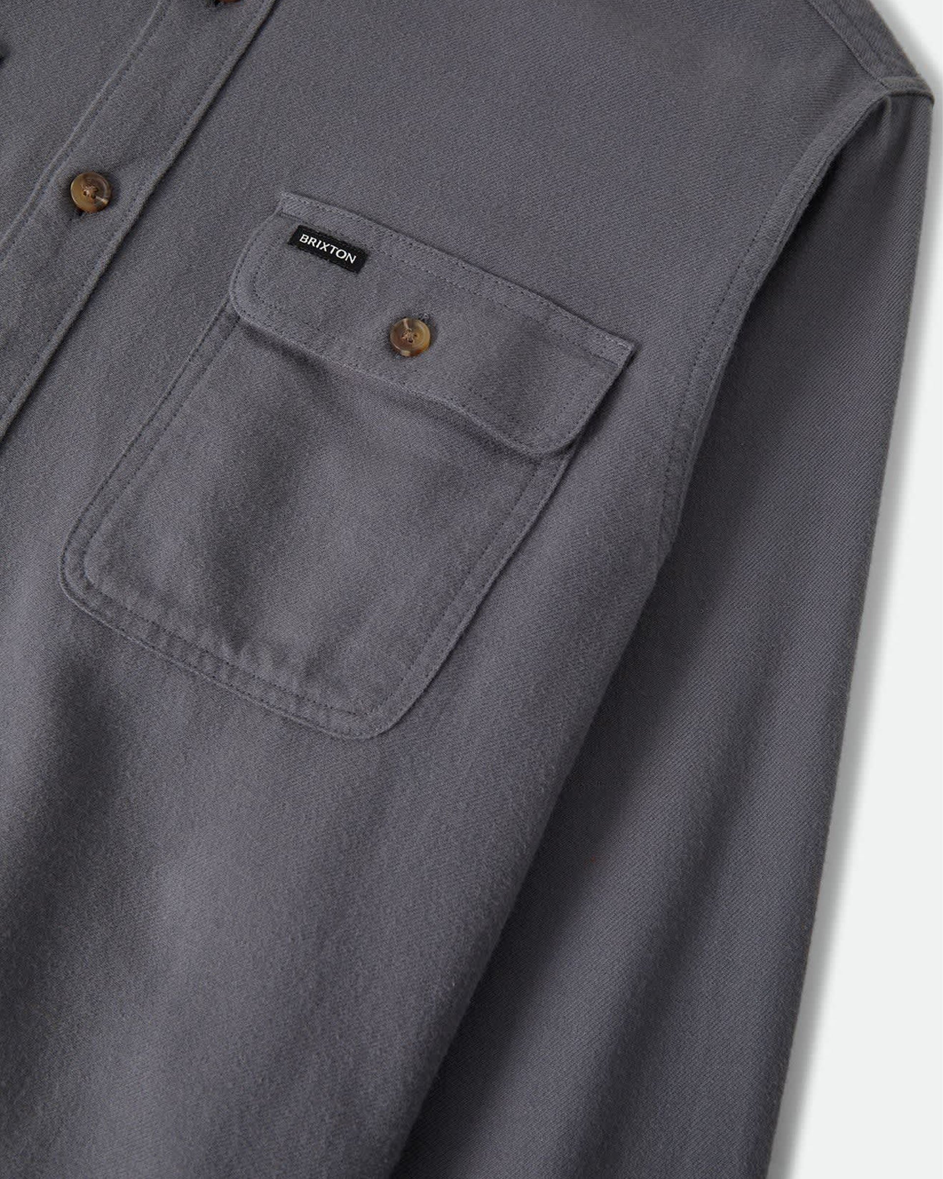 Bowery Lightweight Ultra Soft Flannel - Future Grey - Image 7