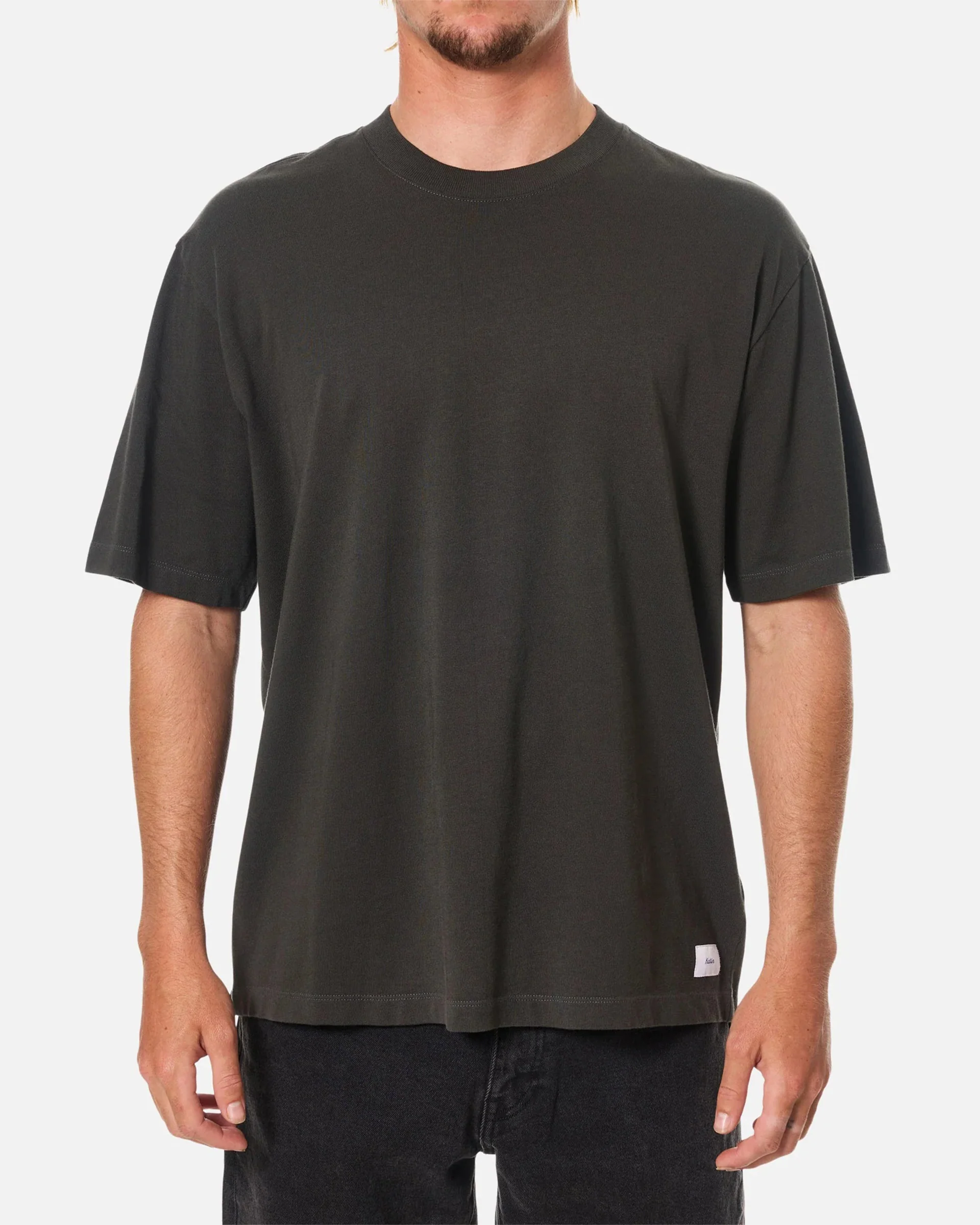 Box Fit Heritage S/S T-Shirt - Black Wash - Image 2
