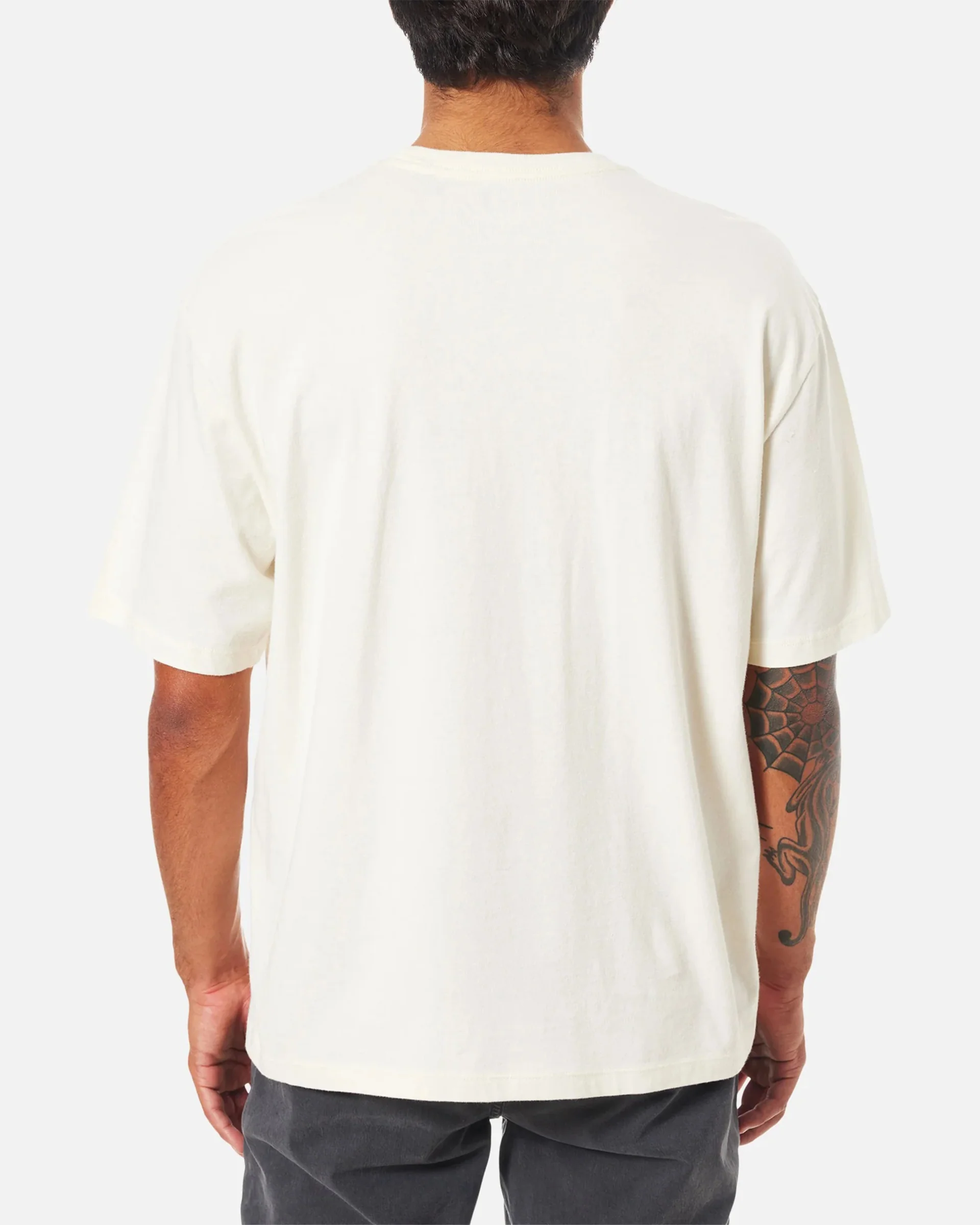 Box Fit Heritage S/S T-Shirt - Vintage White - Image 5