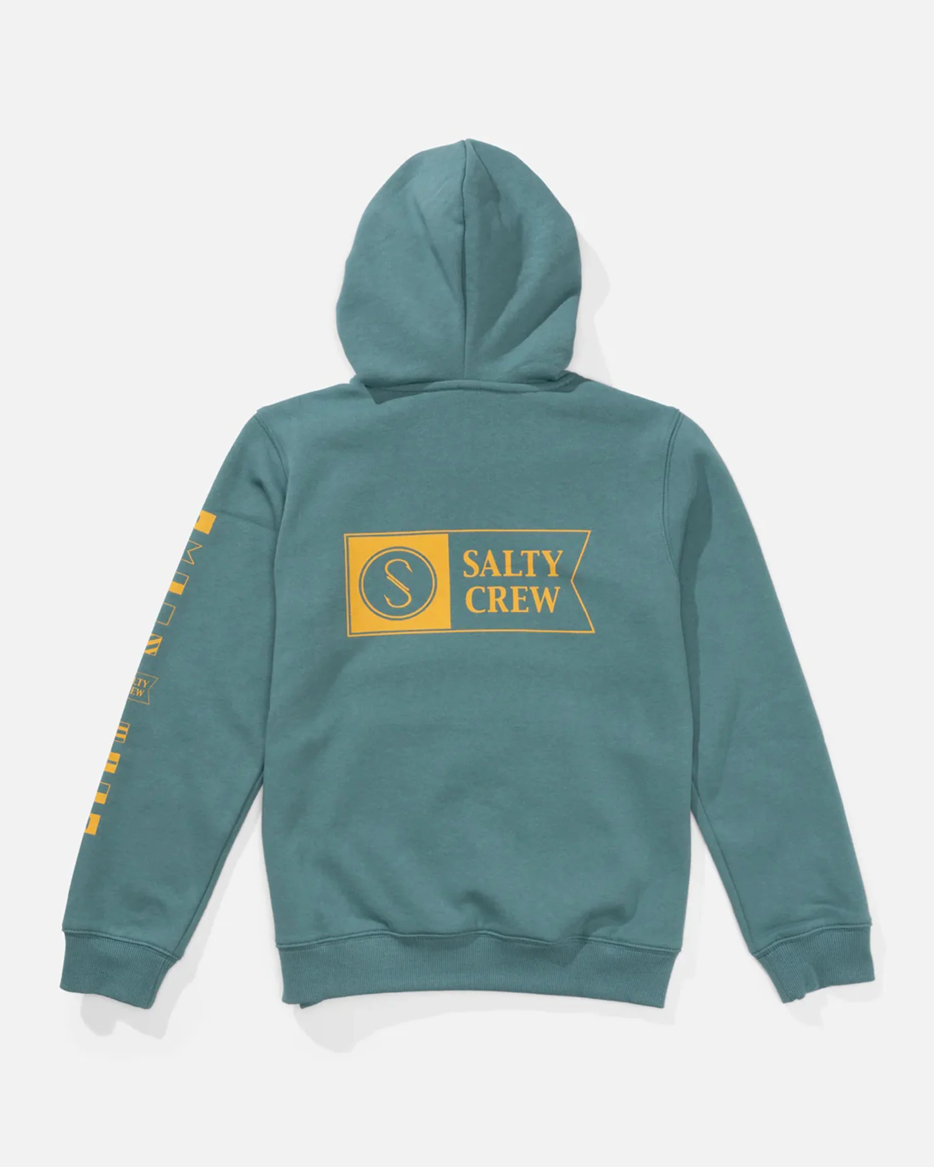 Boy's (8-16) Alpha Color Block Fleece Hood - Hydro - Image 2