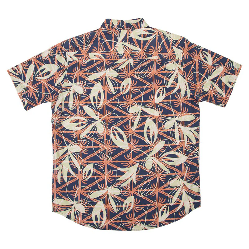 Boy's (8-16) Layday S/S Woven Shirt - Navy - Image 2