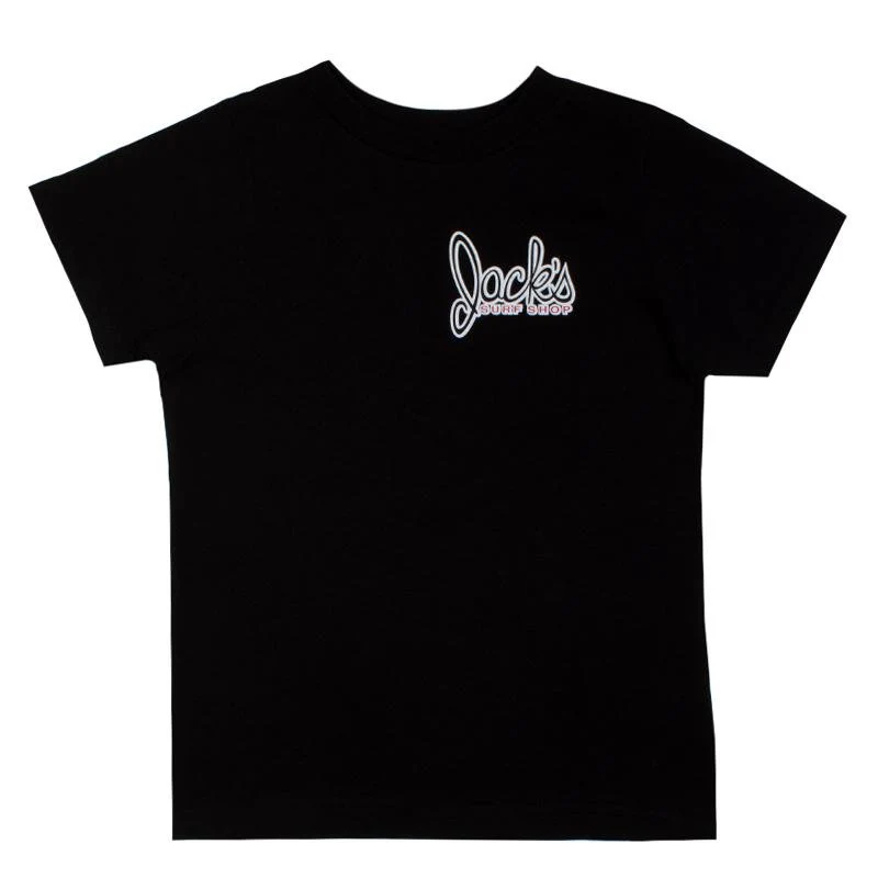 Boys Little Dude S/S T-Shirt - Black - Image 3