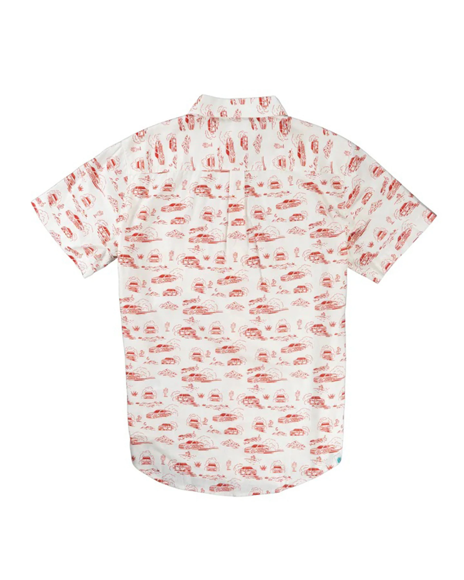 Brad Perez x Sendero City Slicker Button Up Shirt - Red Car Toile - Image 6