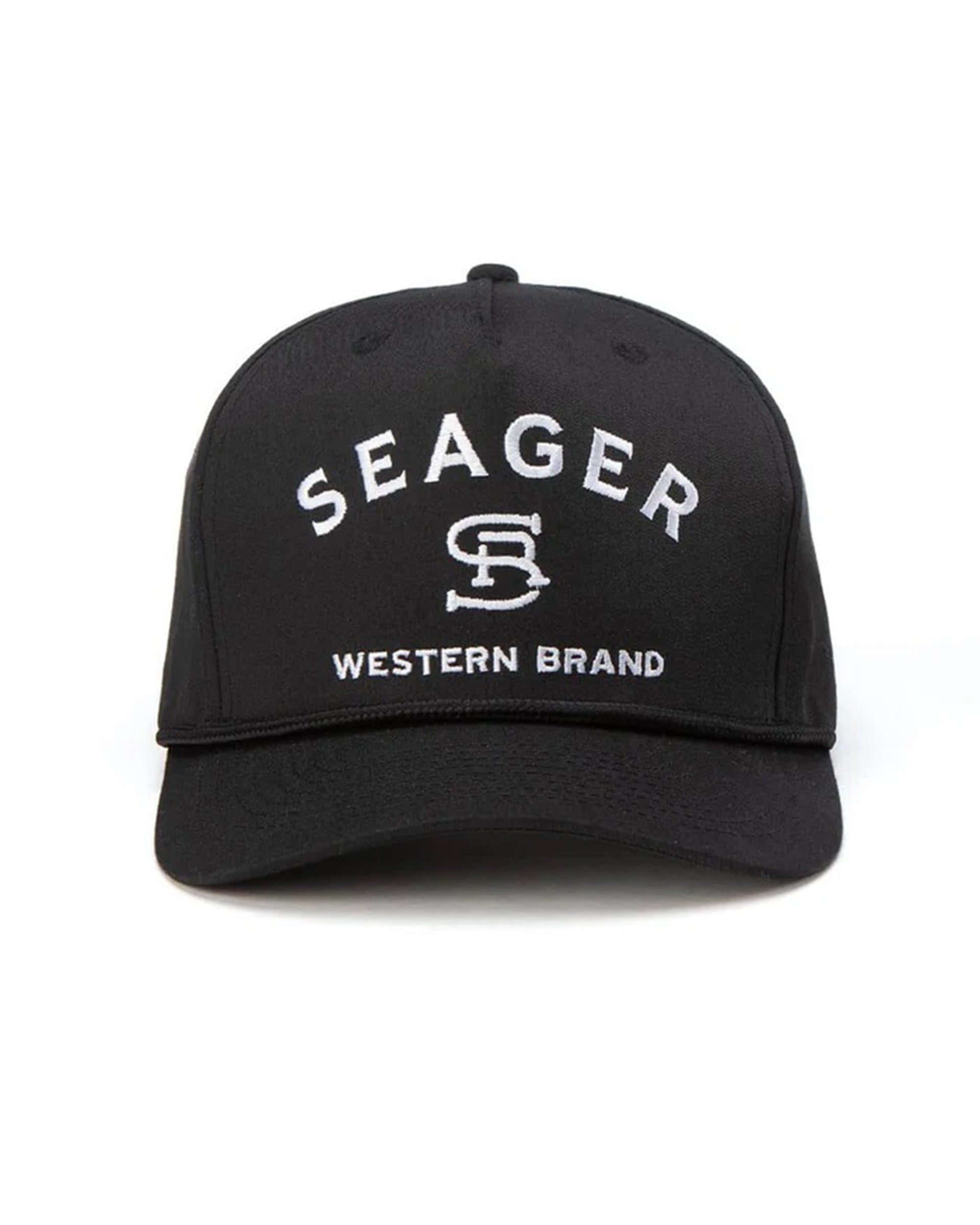 Branded Snapback Hat - Black - Image 3