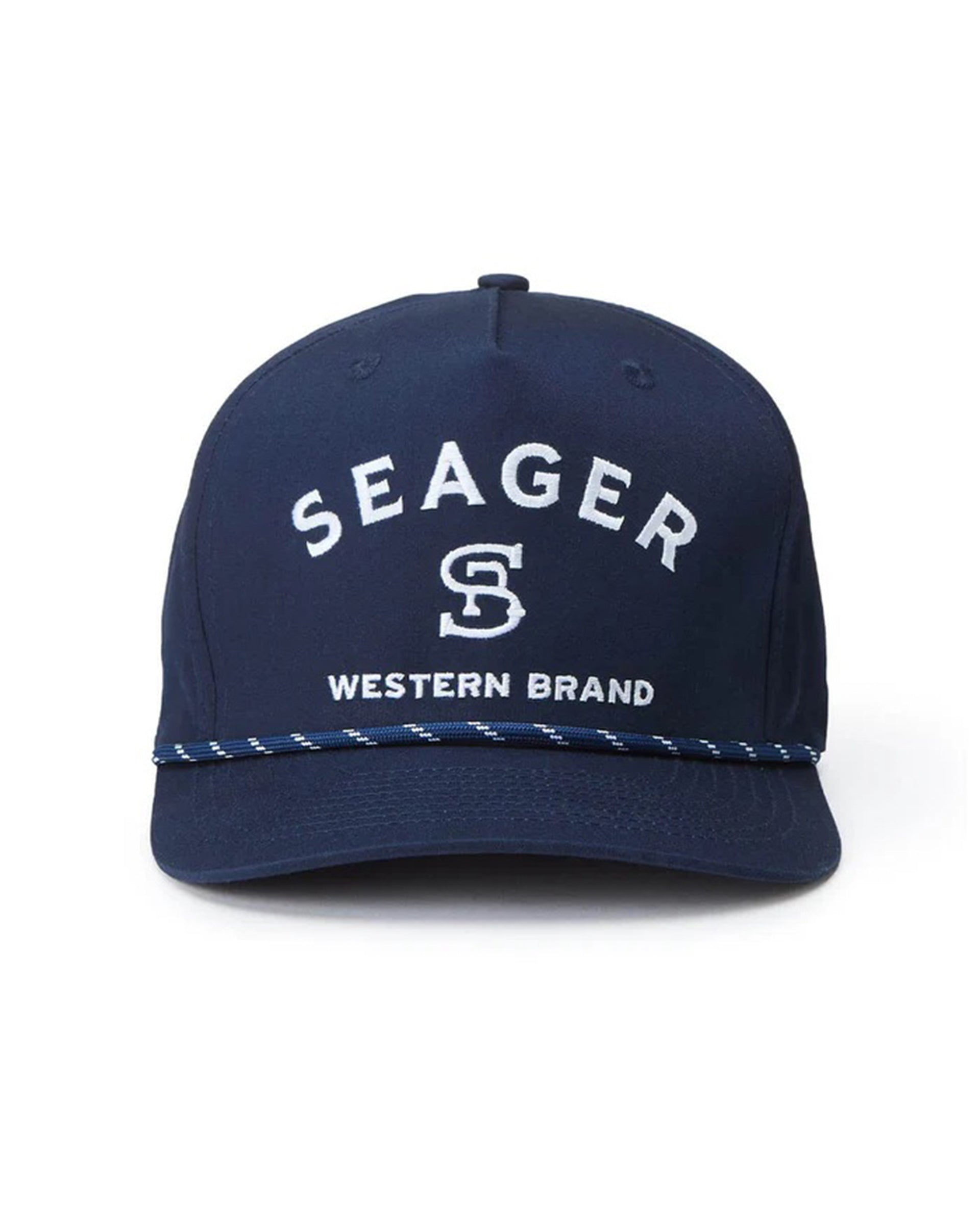 Branded Snapback Hat - Blue - Image 2
