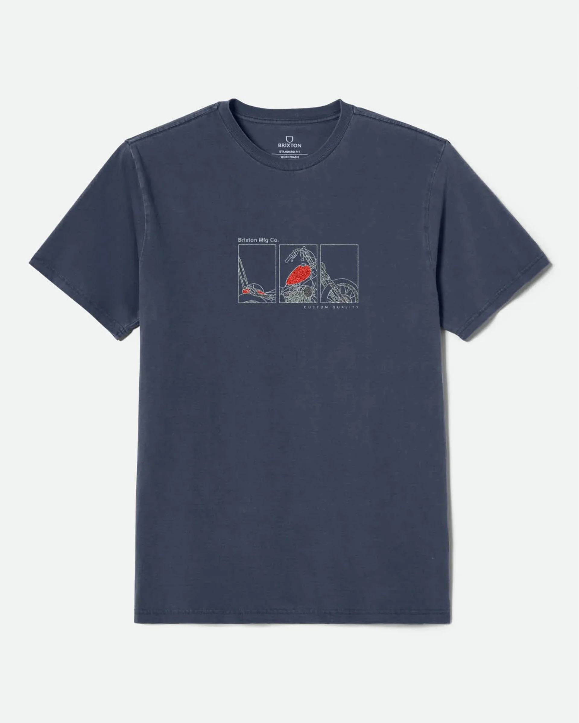 Briscoe S/S Standard T-Shirt - Mood Indigo Worn Wash