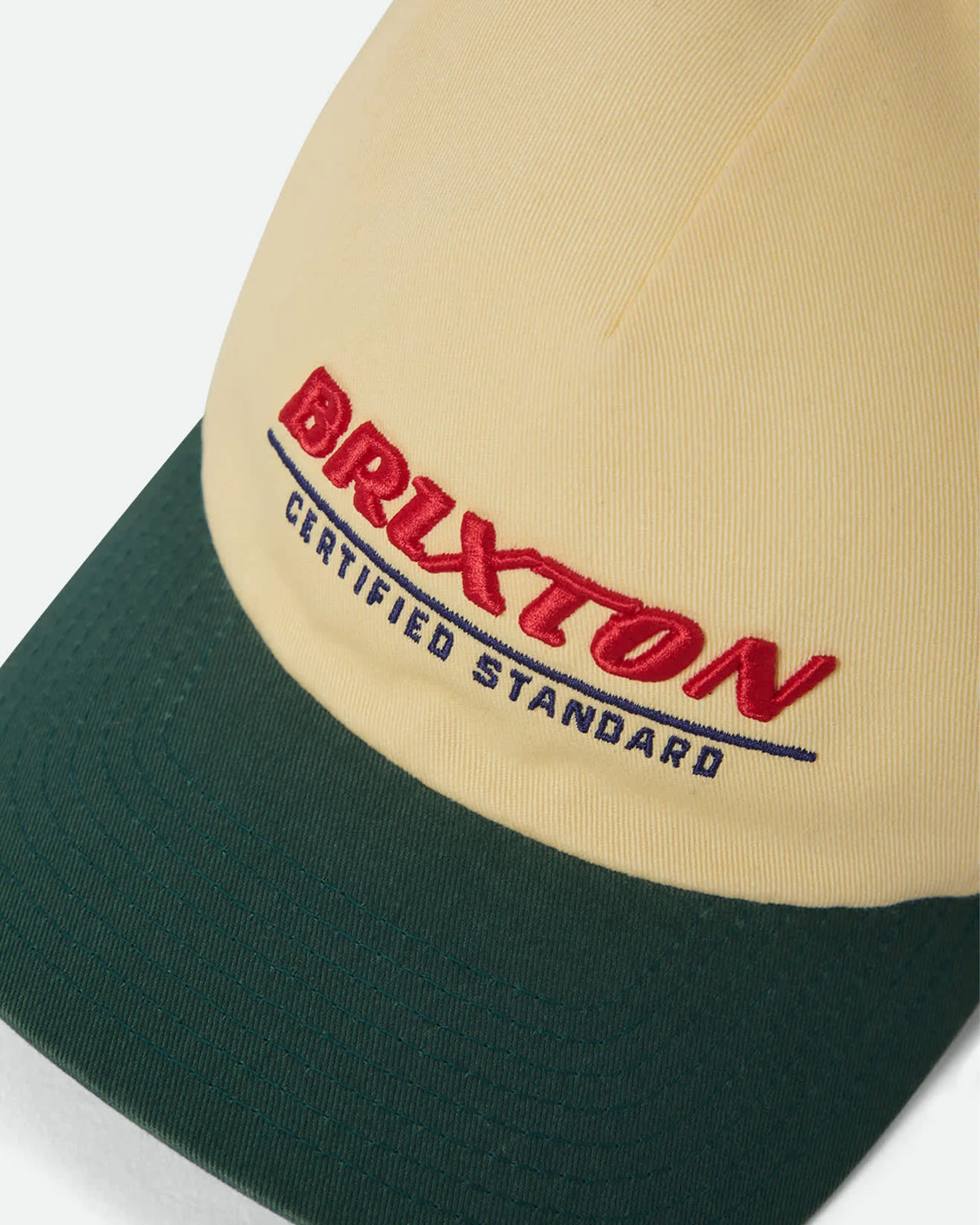 Brixton Certified Adjustable Hat - Washed Celestial Yellow/Mediterranean Teal - Image 3