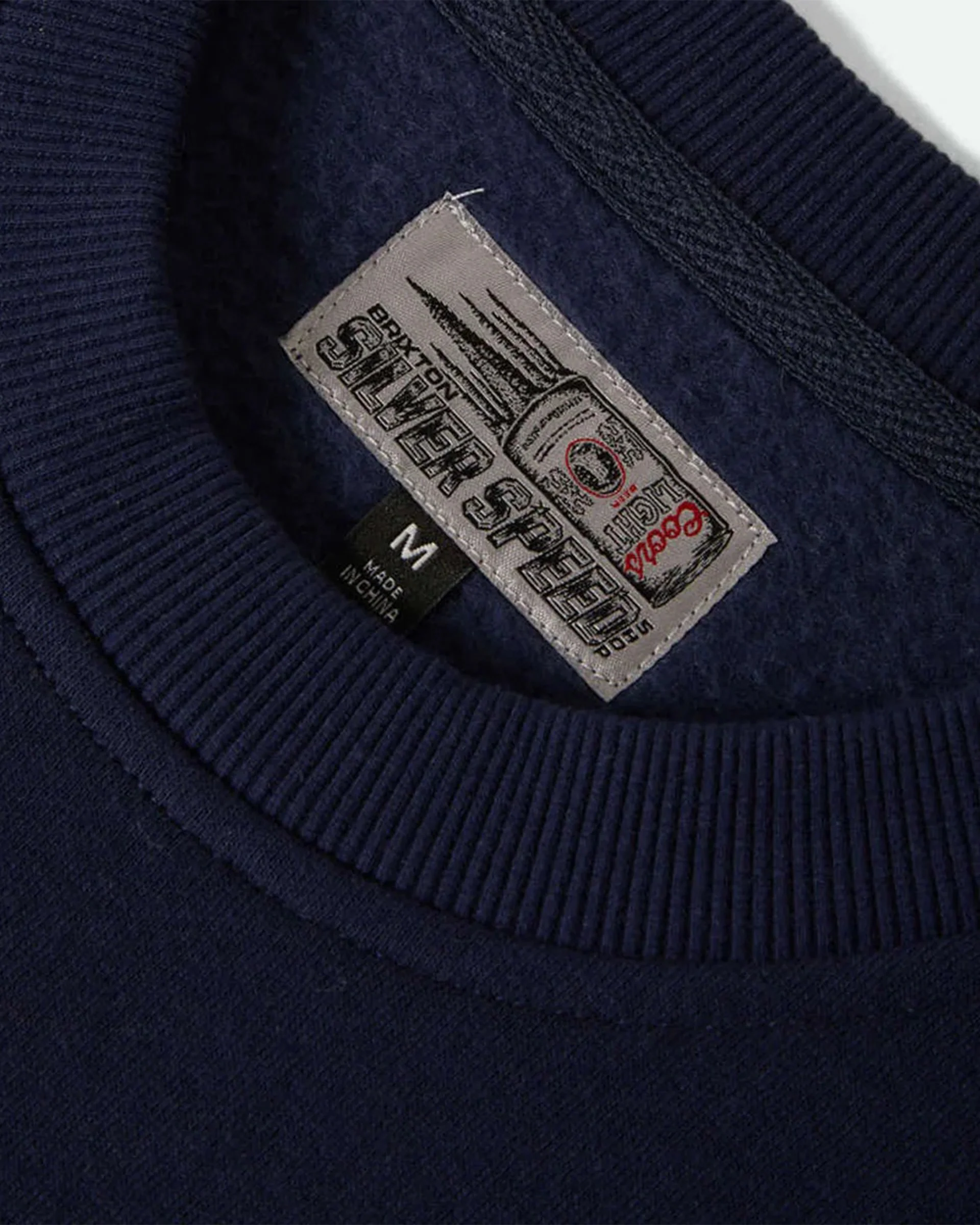 Brixton x Coors Light Berm Crewneck Sweatshirt - Coors Navy - Image 2
