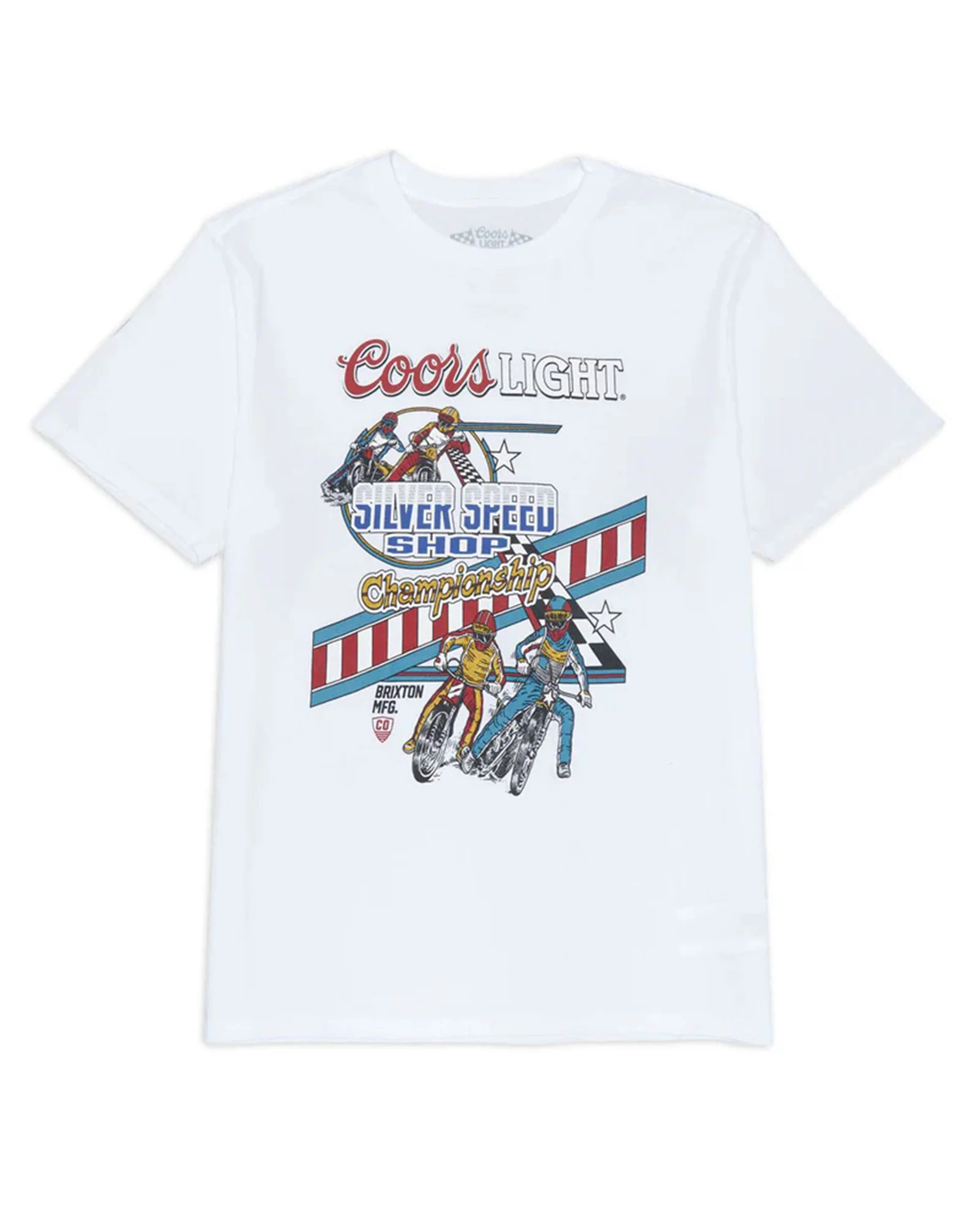Brixton x Coors Light Berm S/S T-Shirt - White