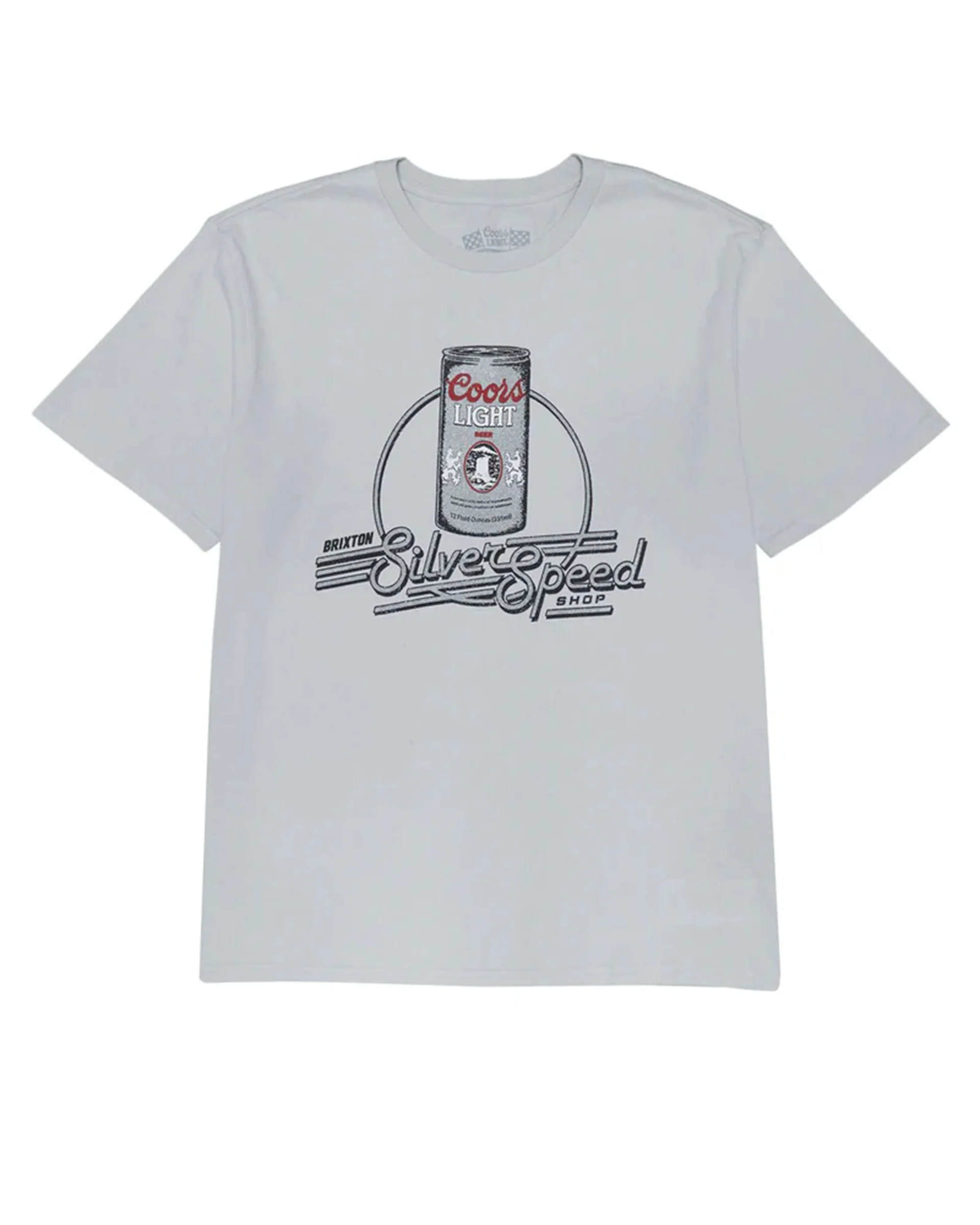 Brixton x Coors Light Caster S/S T-Shirt - Silver