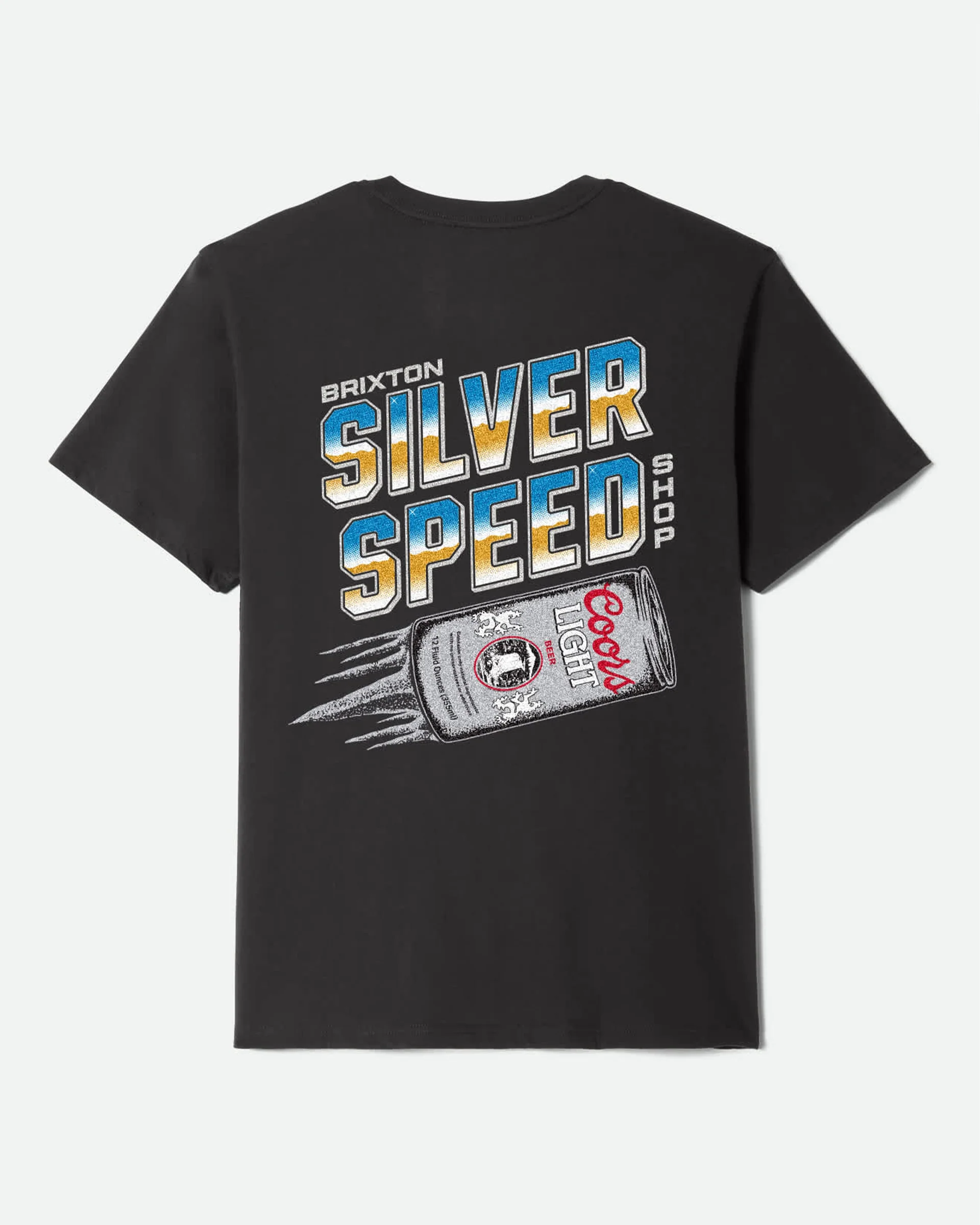 Brixton x Coors Light Silver Speed S/S T-Shirt - Black