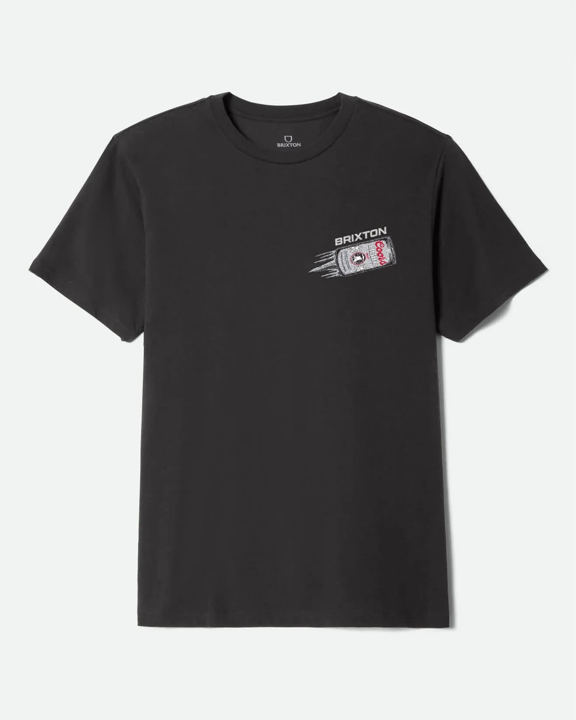 Brixton x Coors Light Silver Speed S/S T-Shirt - Black - Image 2