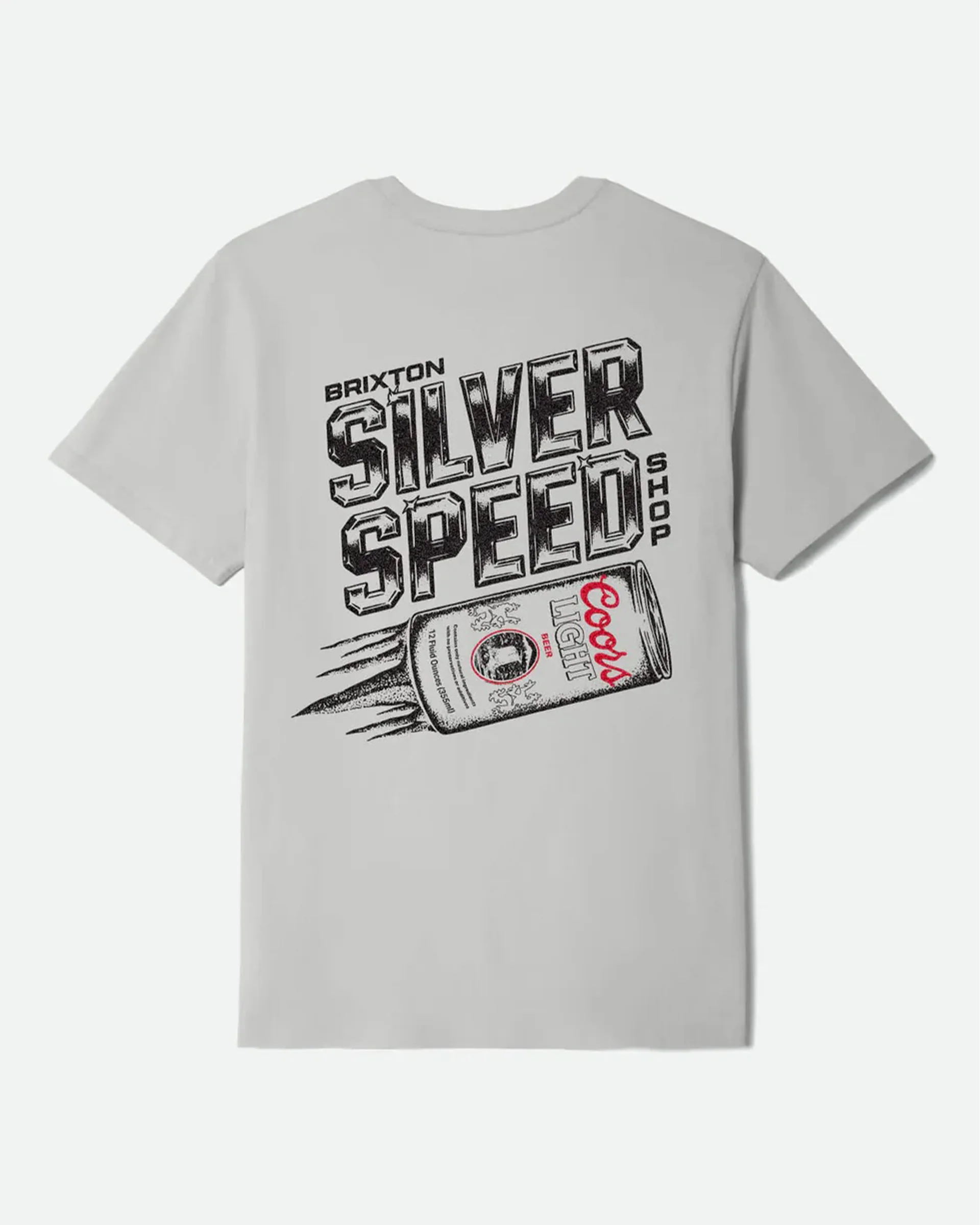 Brixton x Coors Light Silver Speed S/S T-Shirt - Silver