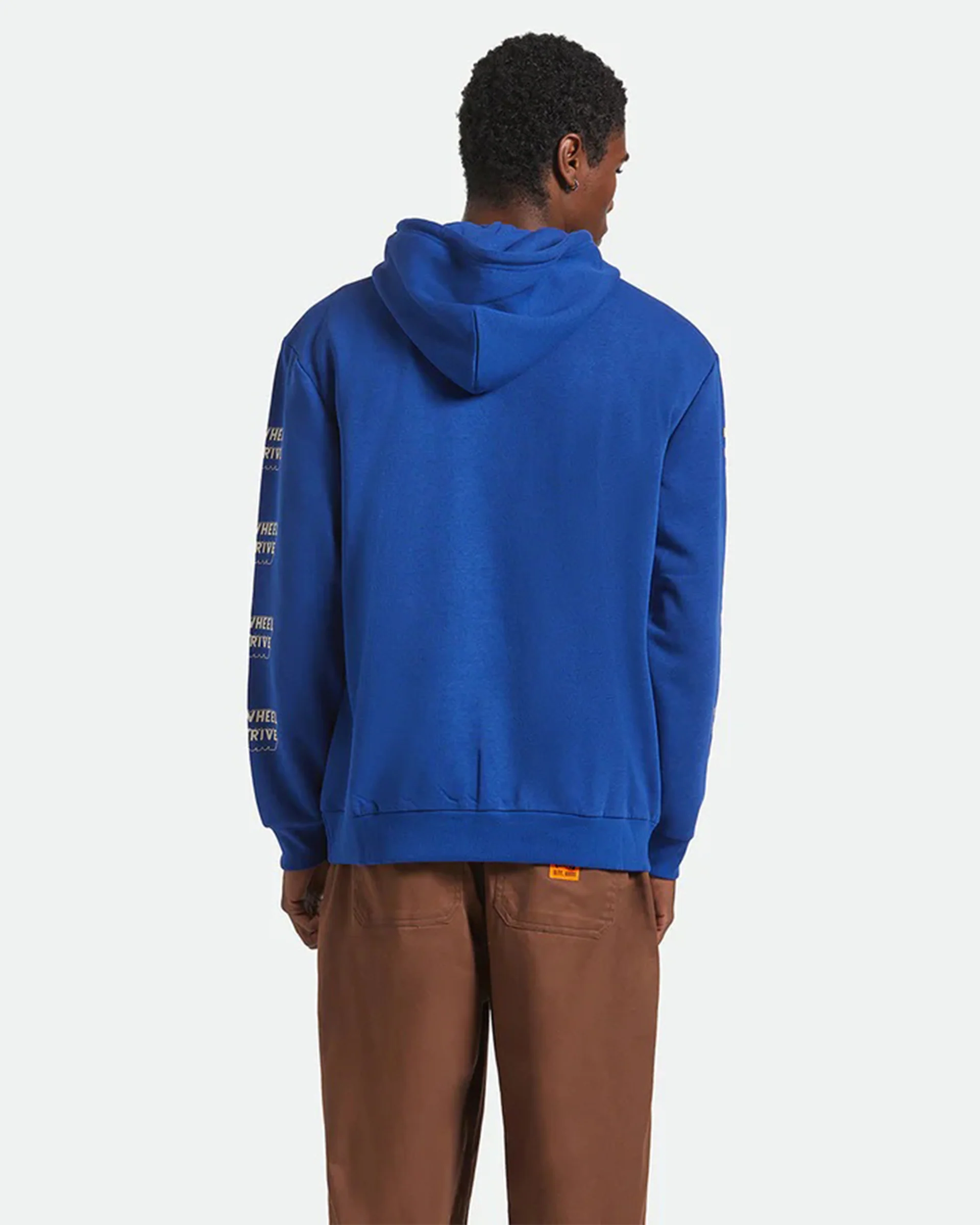 Brixton x Ford Mud Marathon Fleece Hoodie - Ford Blue - Image 4