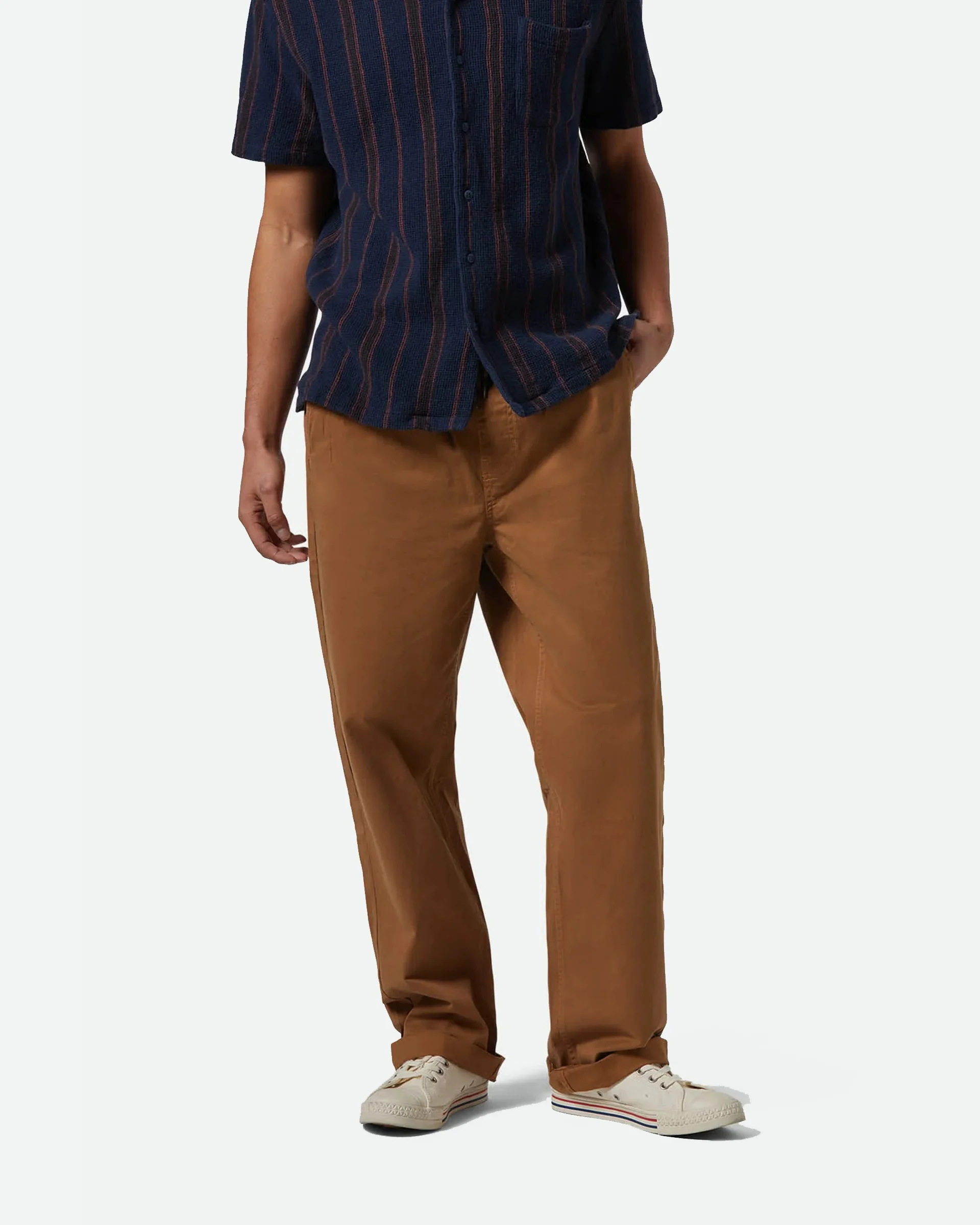 Broadway Elastic Waist Relaxed Pant - Washed Copper - Image 2