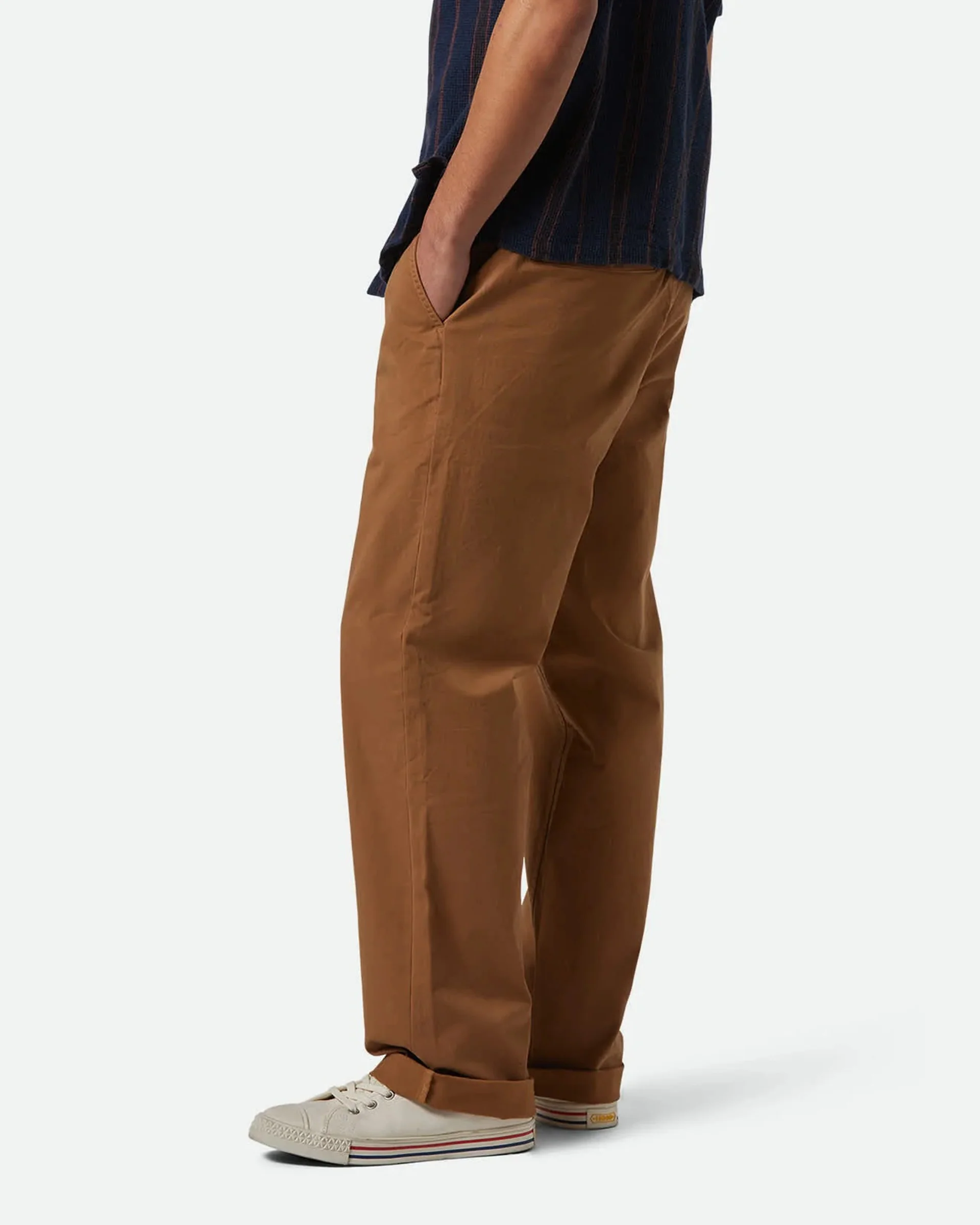 Broadway Elastic Waist Relaxed Pant - Washed Copper - Image 3