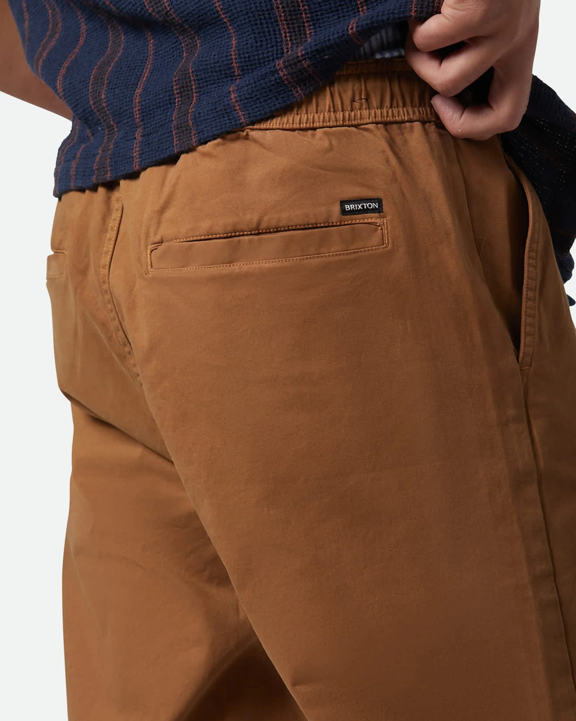 Broadway Elastic Waist Relaxed Pant - Washed Copper - Image 5