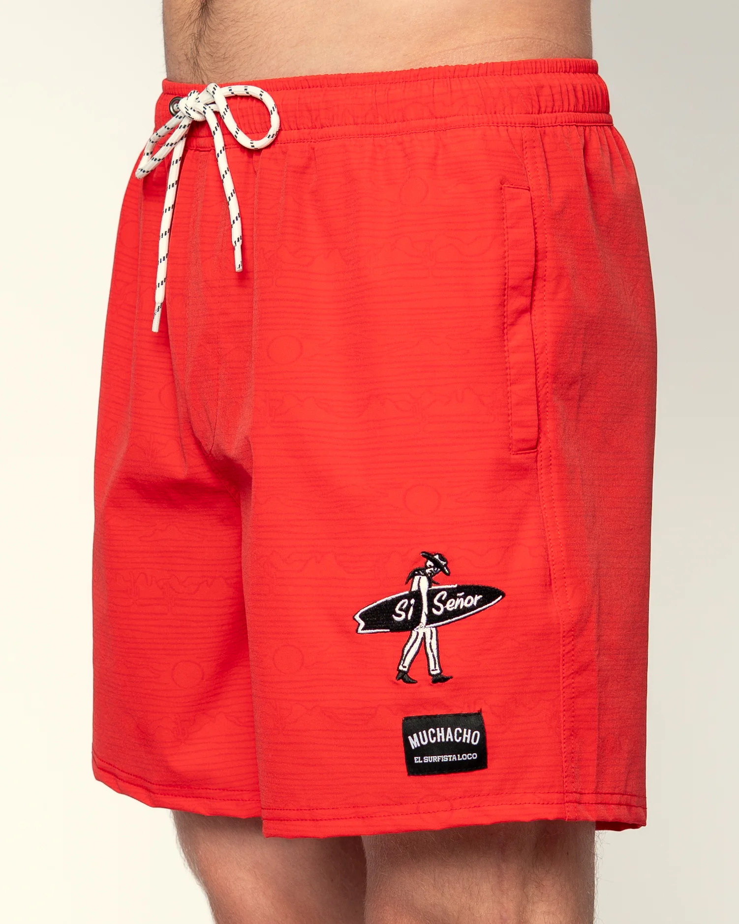 Buckaroo 15" Volley Short - Red - Image 3