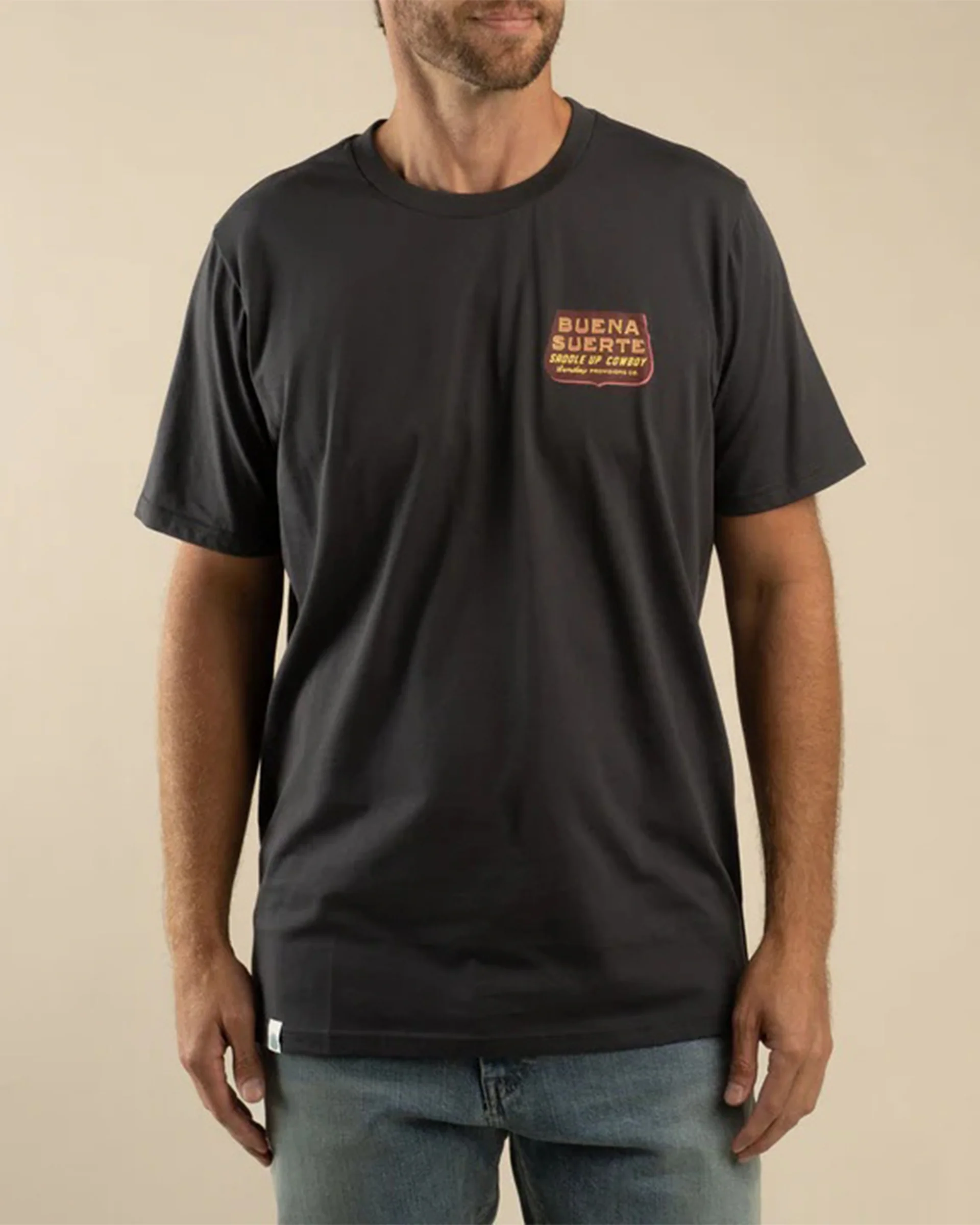 Buena Suerte S/S T-Shirt - Charcoal - Image 3
